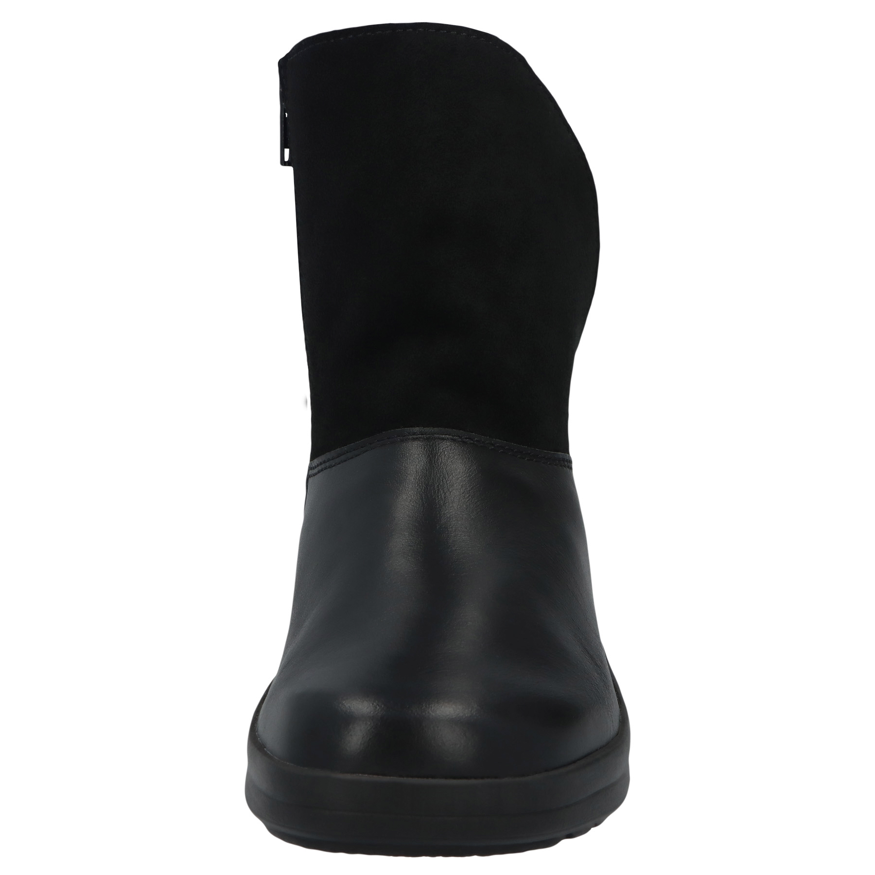 schwarze stiefeletten vorderansicht