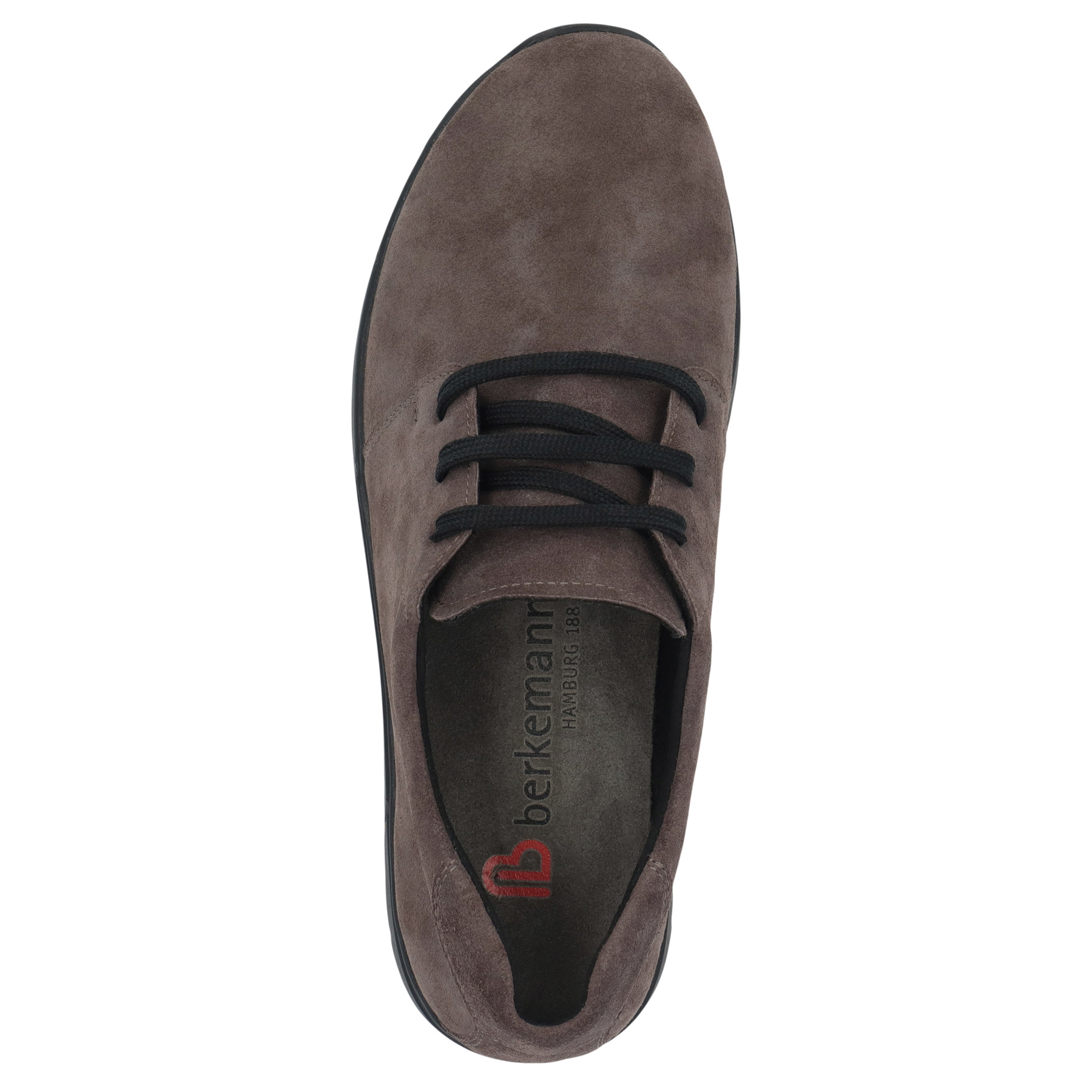 schwarze halbschuh draufsicht