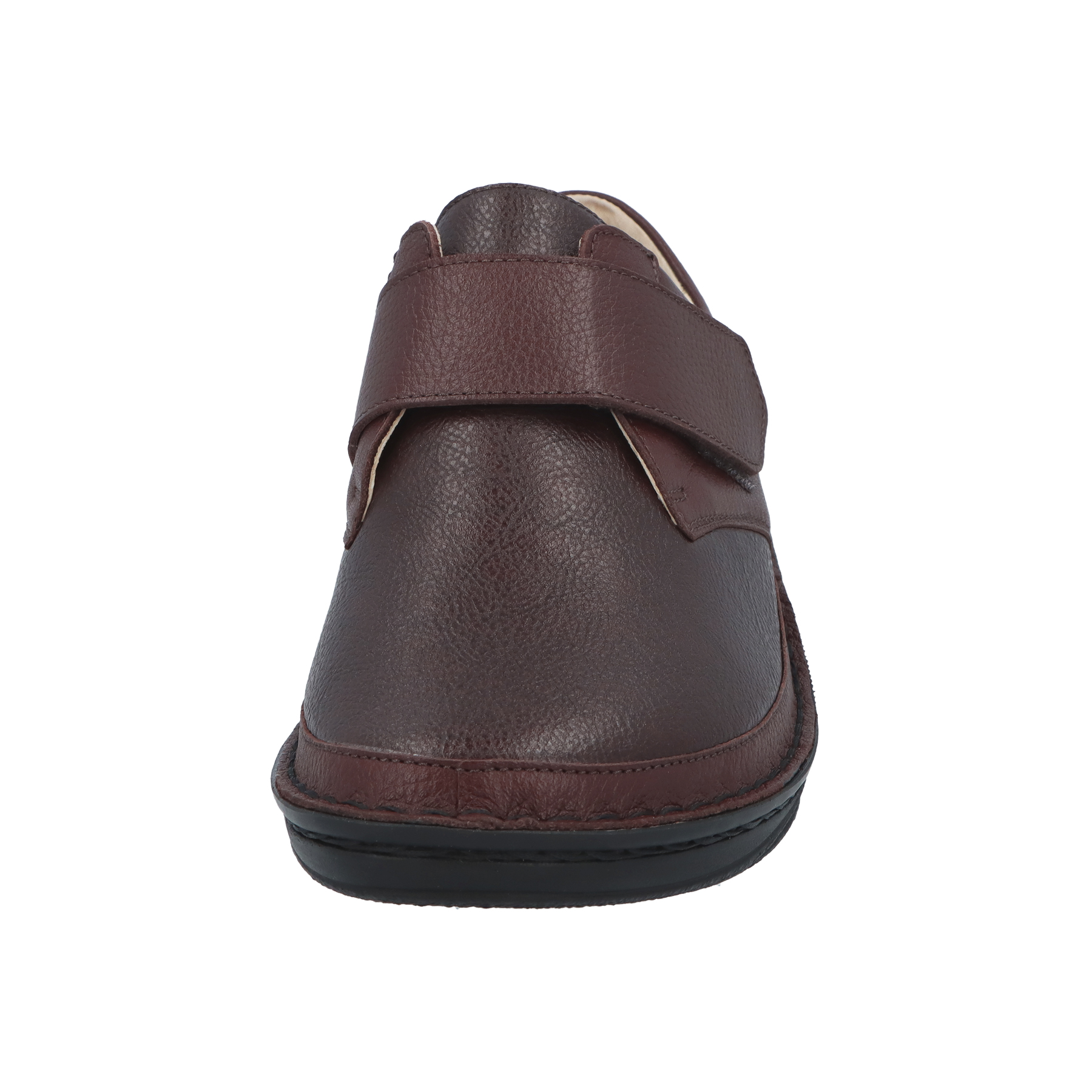 braune halbschuh vorderansicht