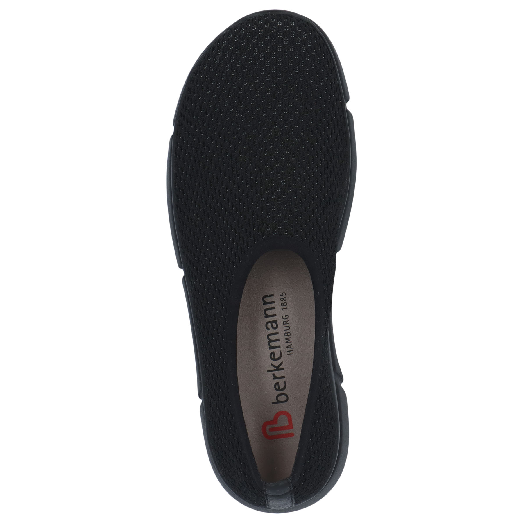 schwarze halbschuh draufsicht