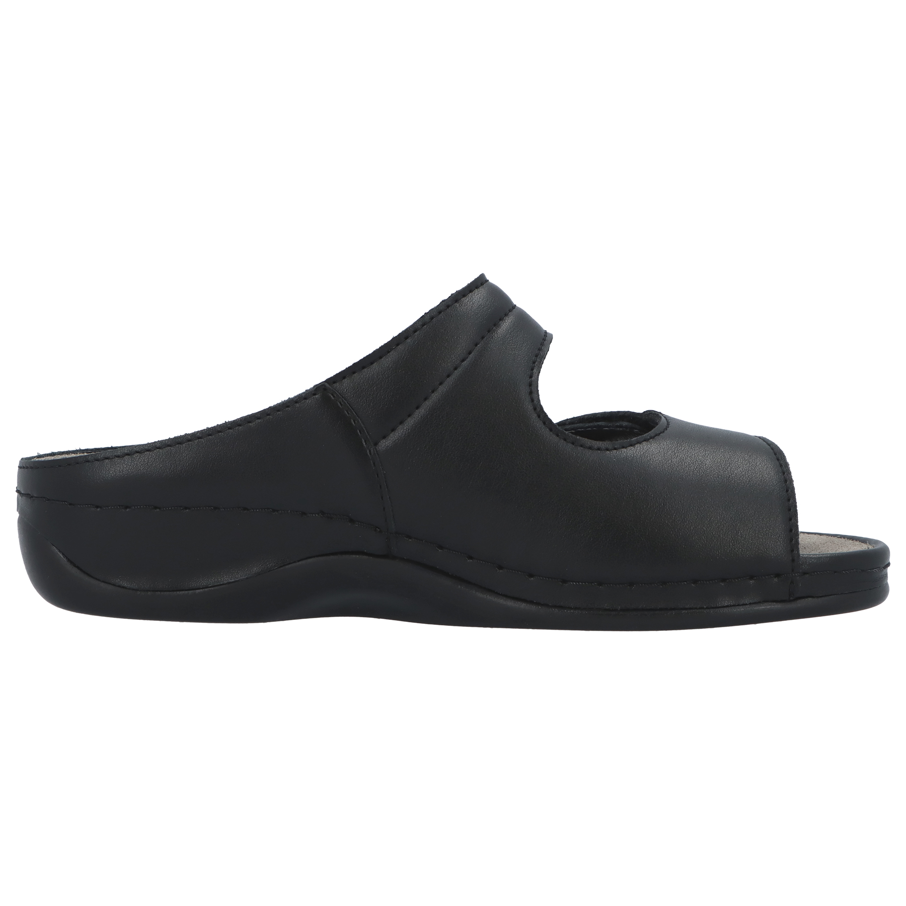 schwarze pantolette seitenansicht rechts