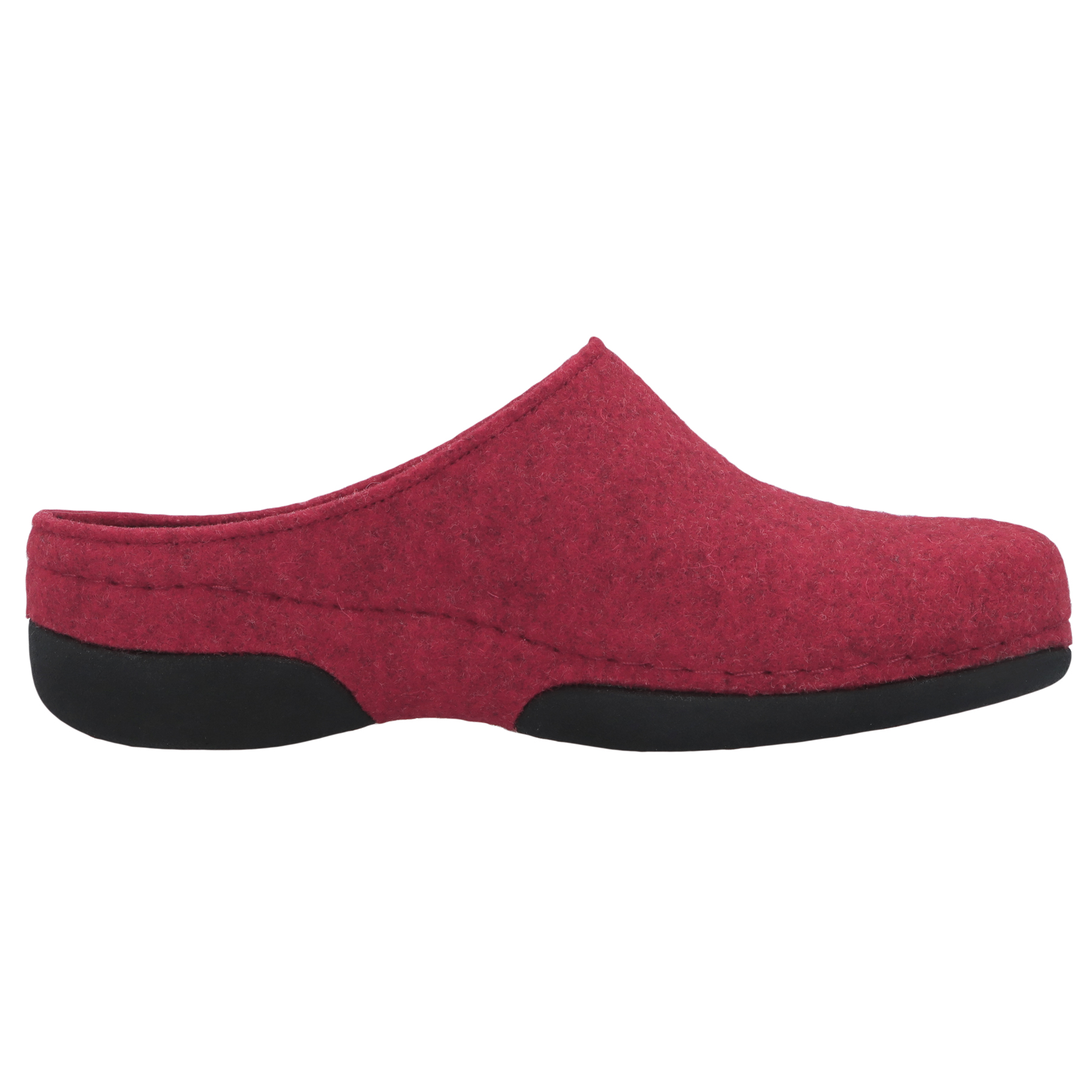 rote hausschuhe seitenansicht rechts