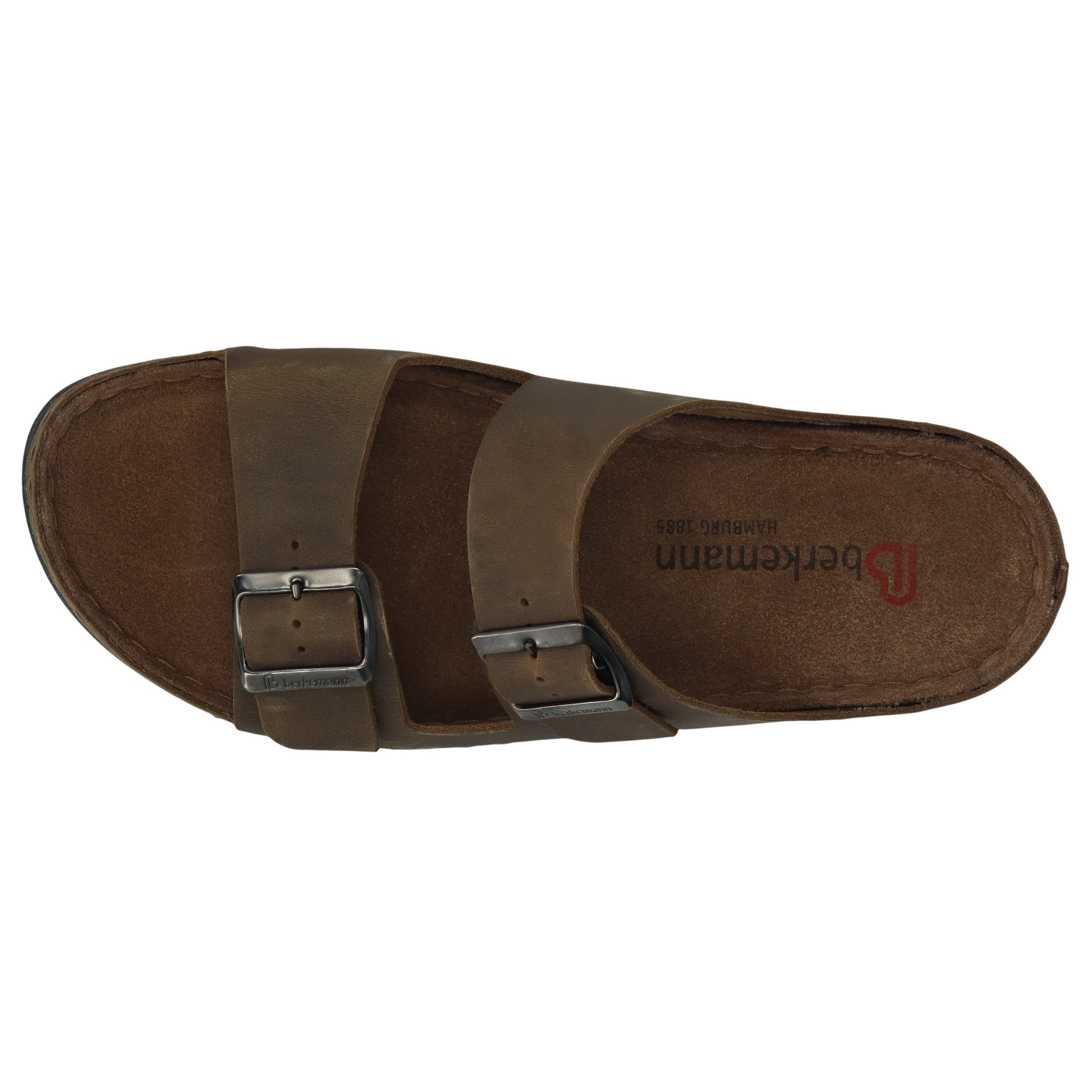 grüne pantolette draufsicht