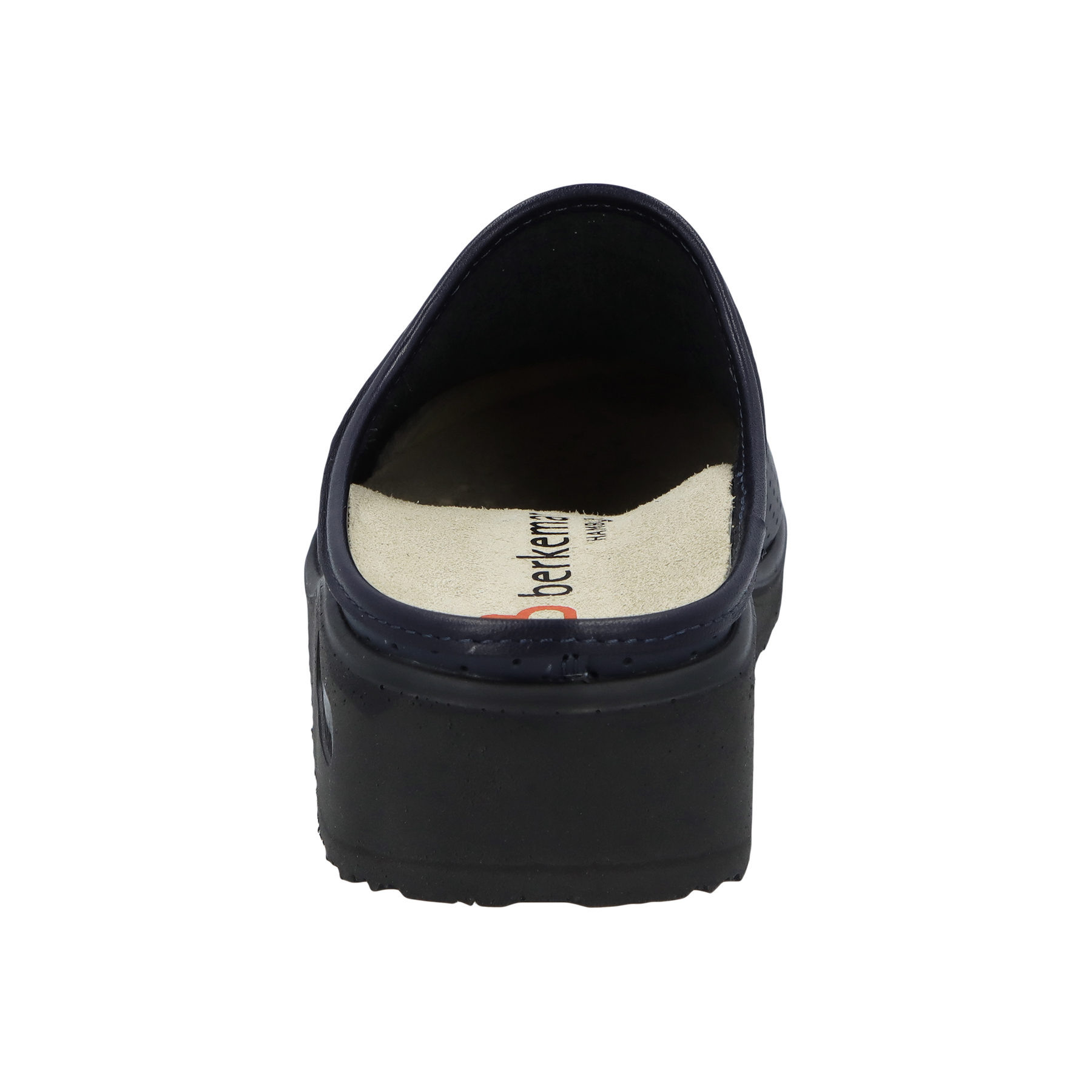 blaue berufsschuhe hinteransicht