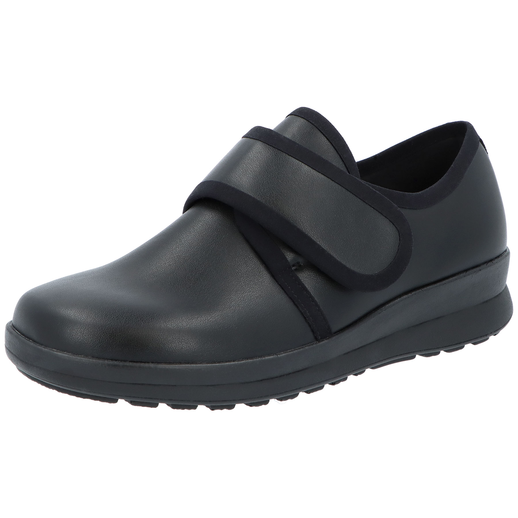 schwarze halbschuh 3-4 ansicht