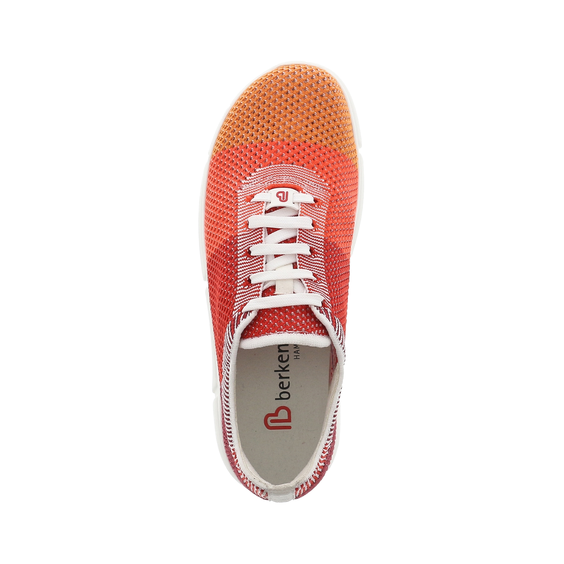 mehrfarbige sneaker draufsicht