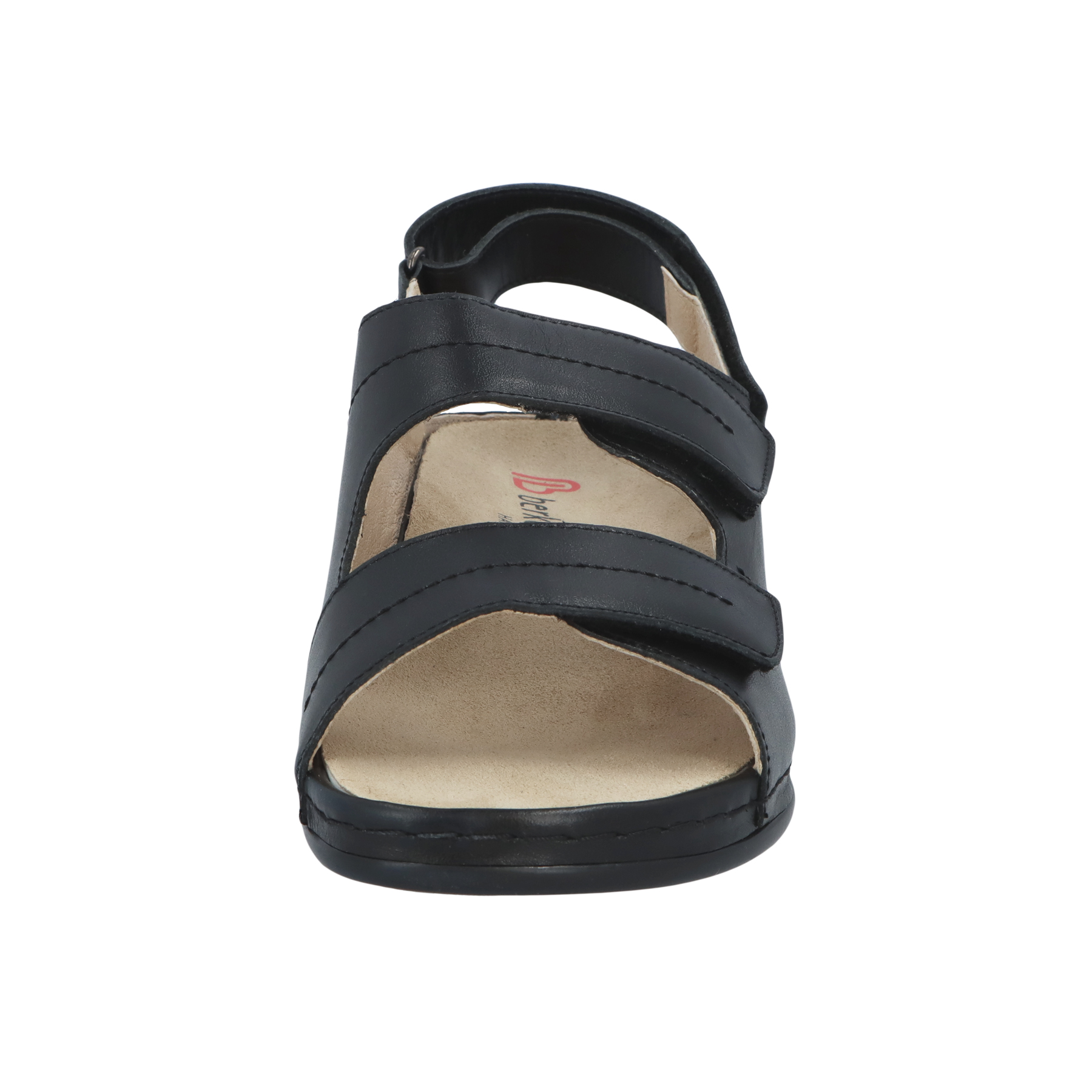 schwarze sandale vorderansicht