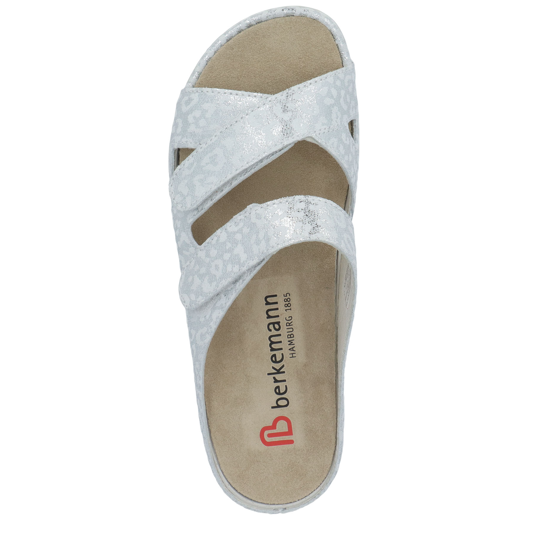 weiße pantolette draufsicht