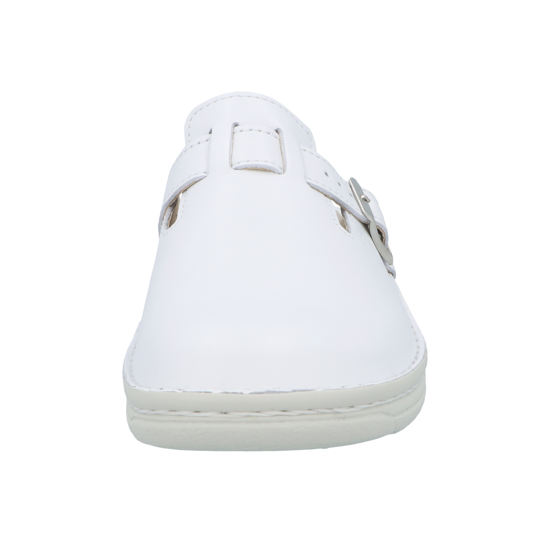 weiße clogs vorderansicht