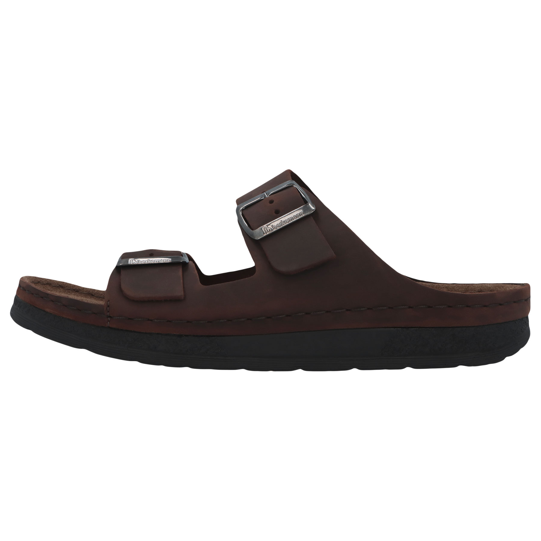 braune pantolette seitenansicht links