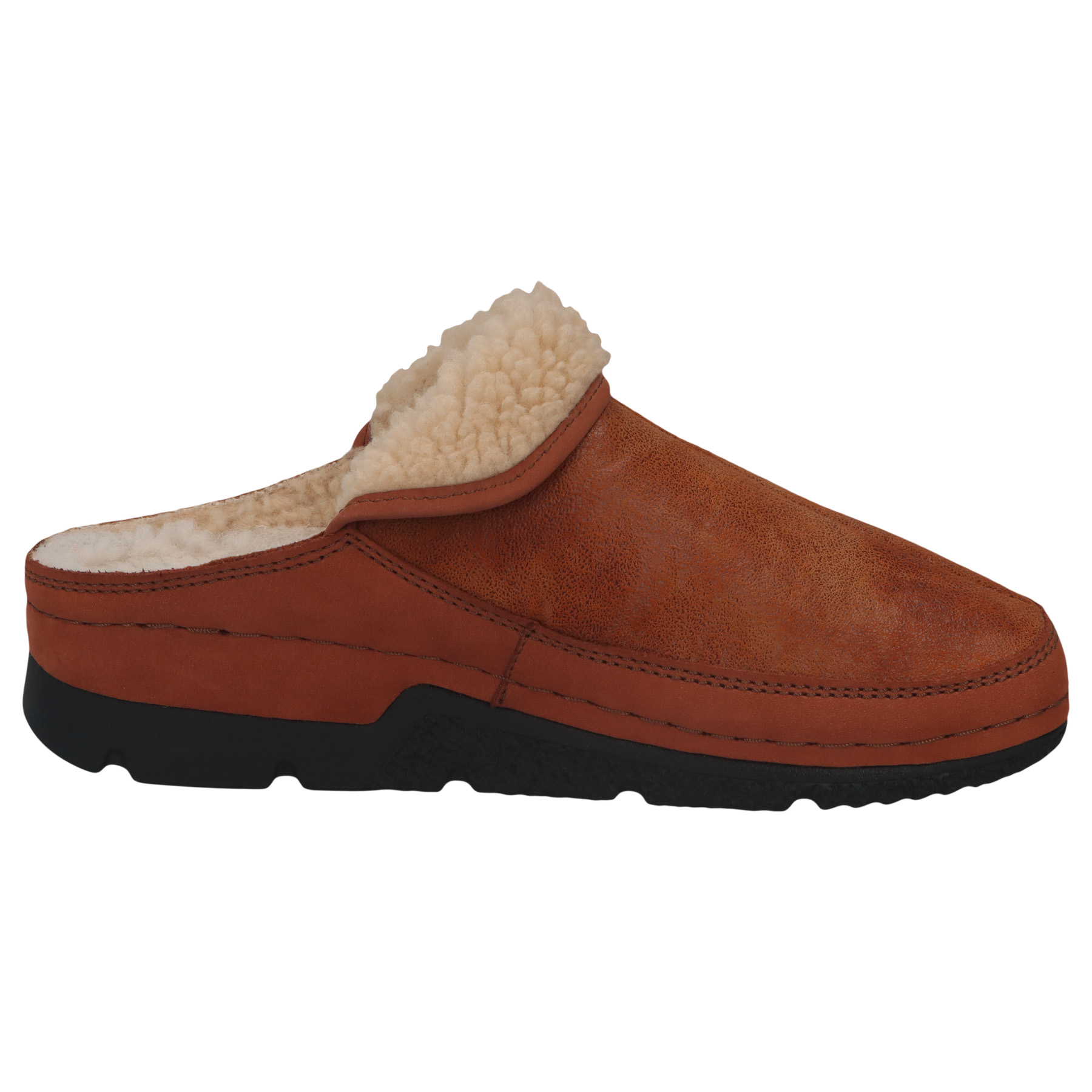 braune clogs seitenansicht rechts