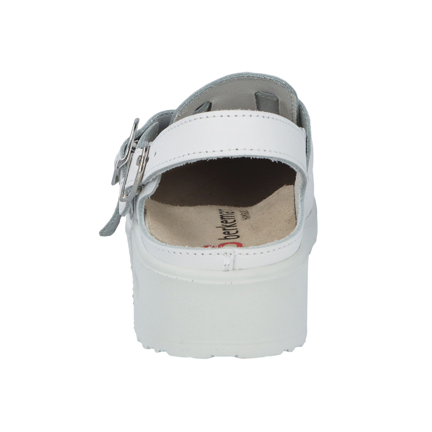 weiße berufsschuhe hinteransicht