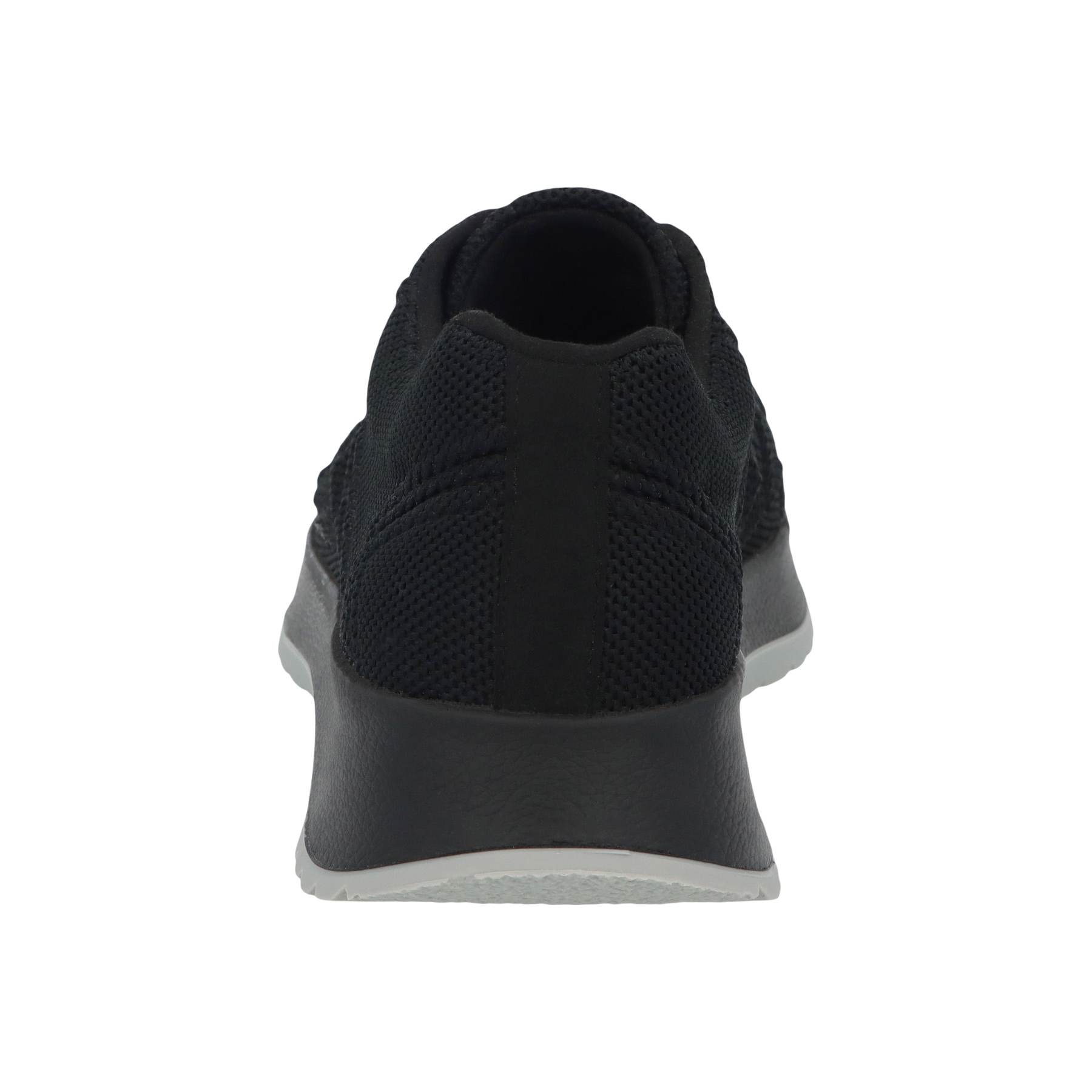 schwarze sneaker hinteransicht