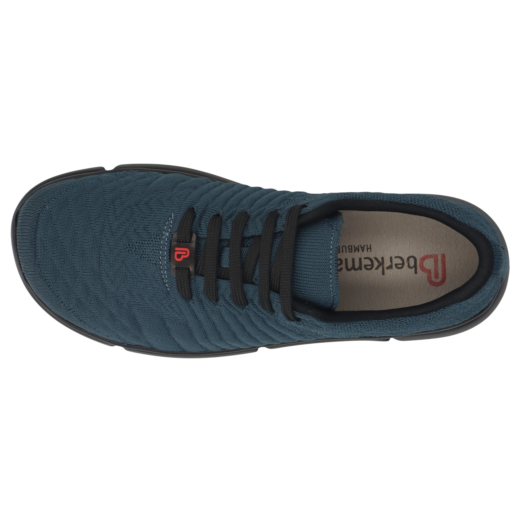 blaue sneaker draufsicht