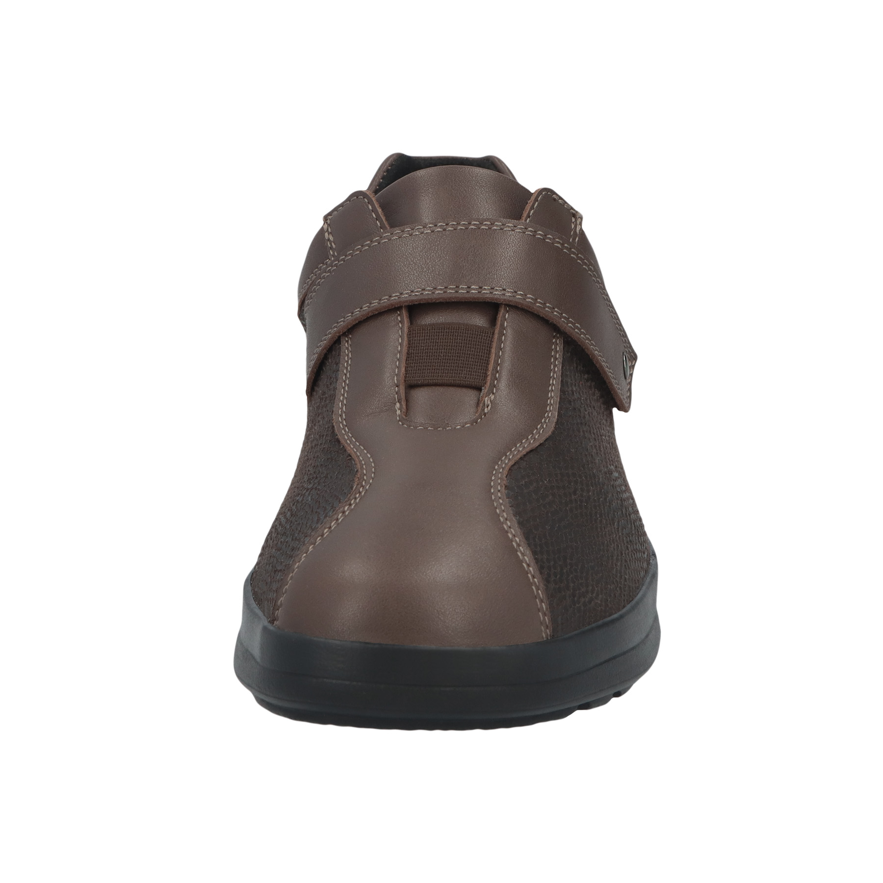 braune halbschuh vorderansicht