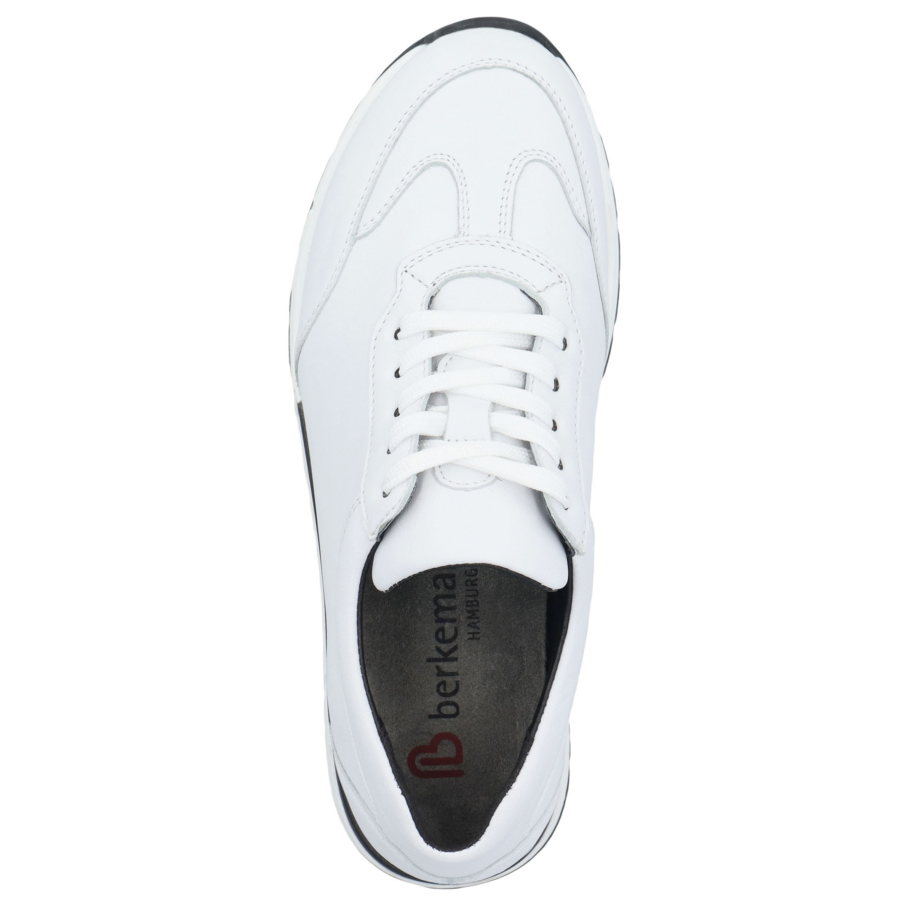 weiße halbschuh draufsicht