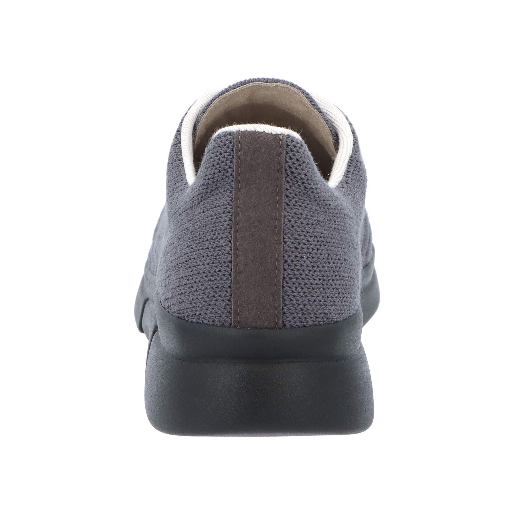 graue sneaker hinteransicht