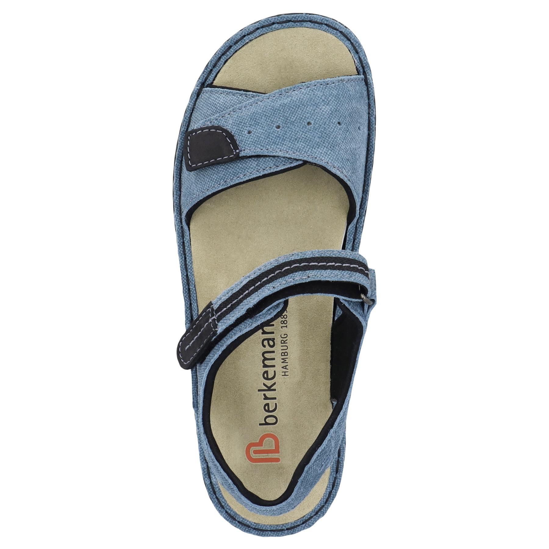 blaue sandale draufsicht