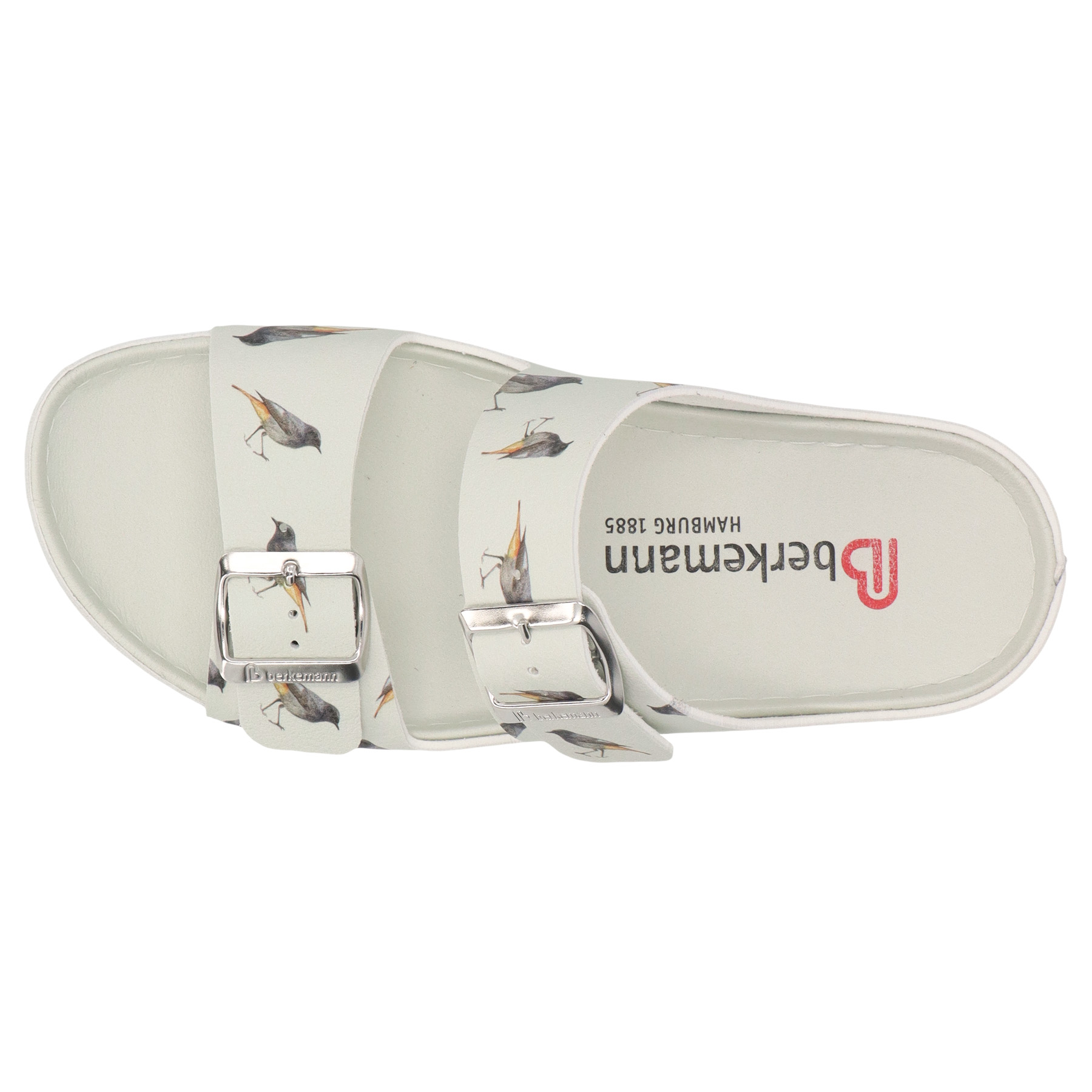 weiße pantolette draufsicht