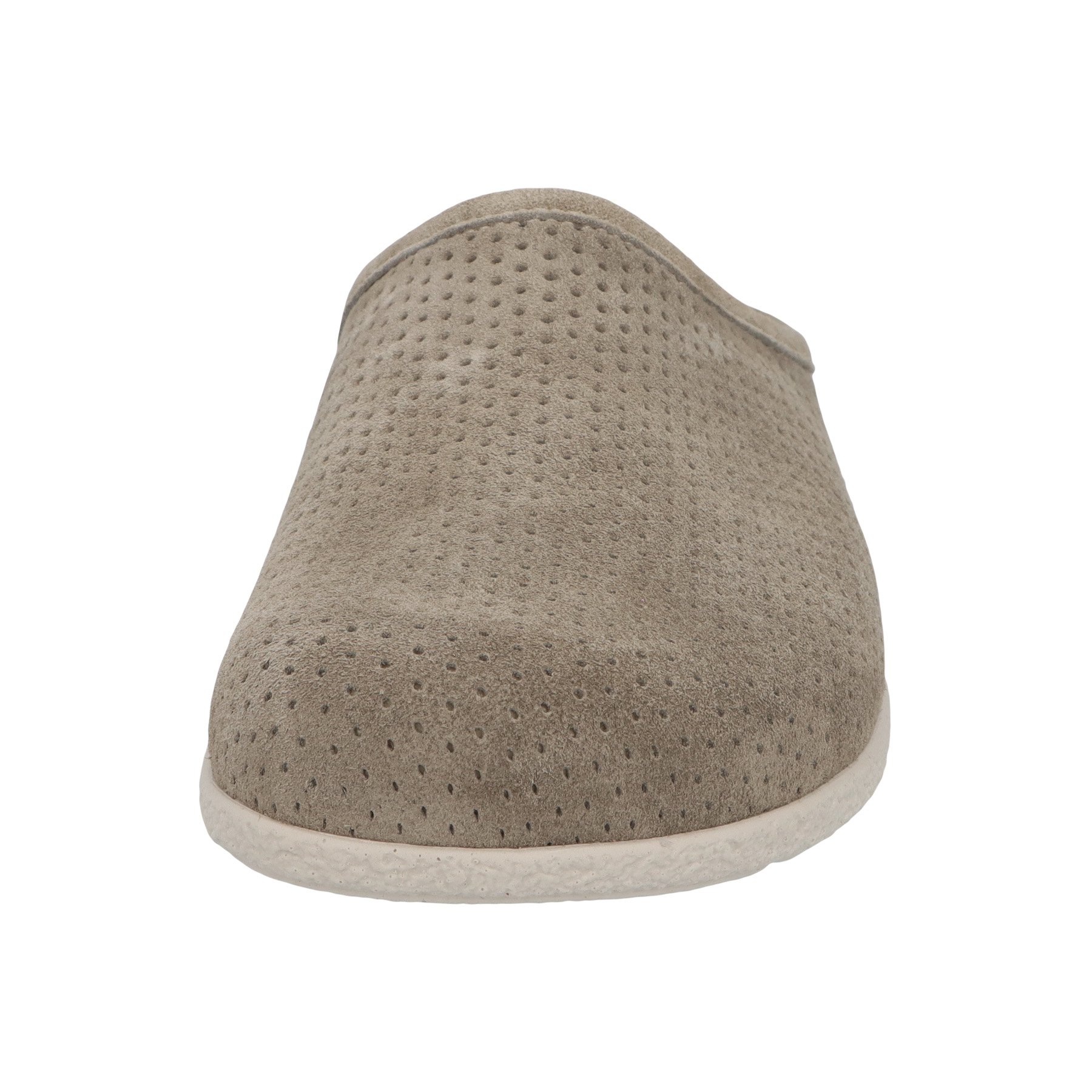 braune clogs vorderansicht