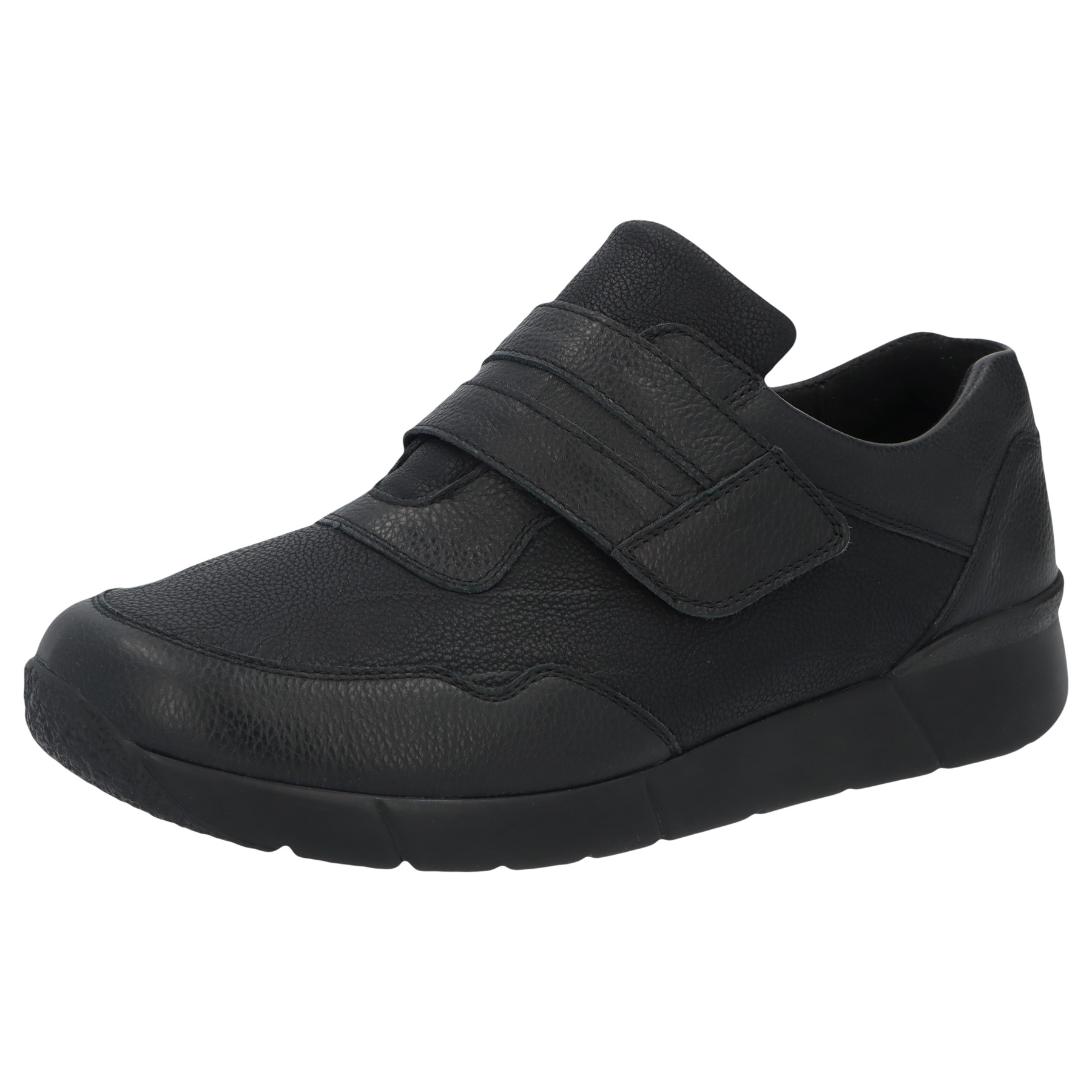 schwarze halbschuh 3-4 ansicht