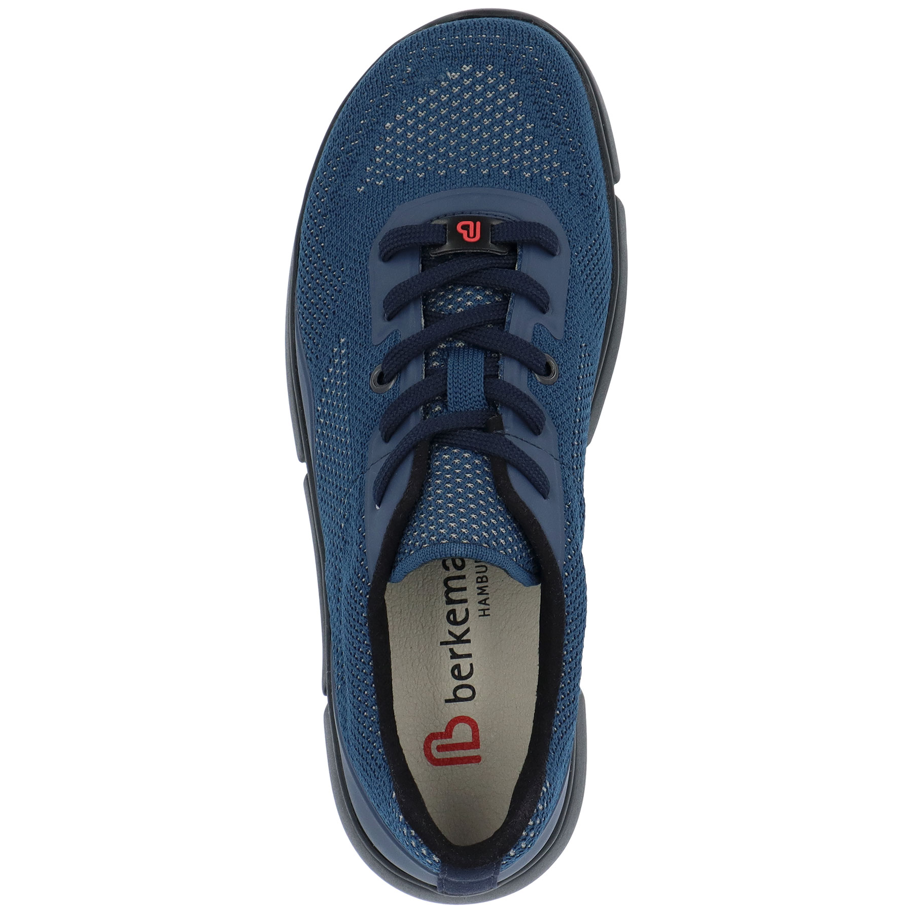 blaue halbschuh draufsicht