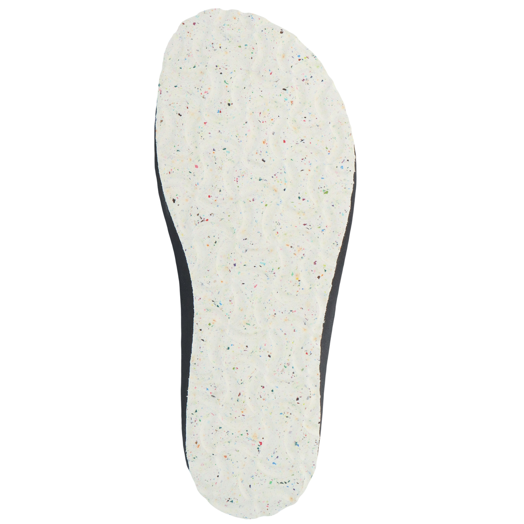 weiße hausschuhe sohlenansicht