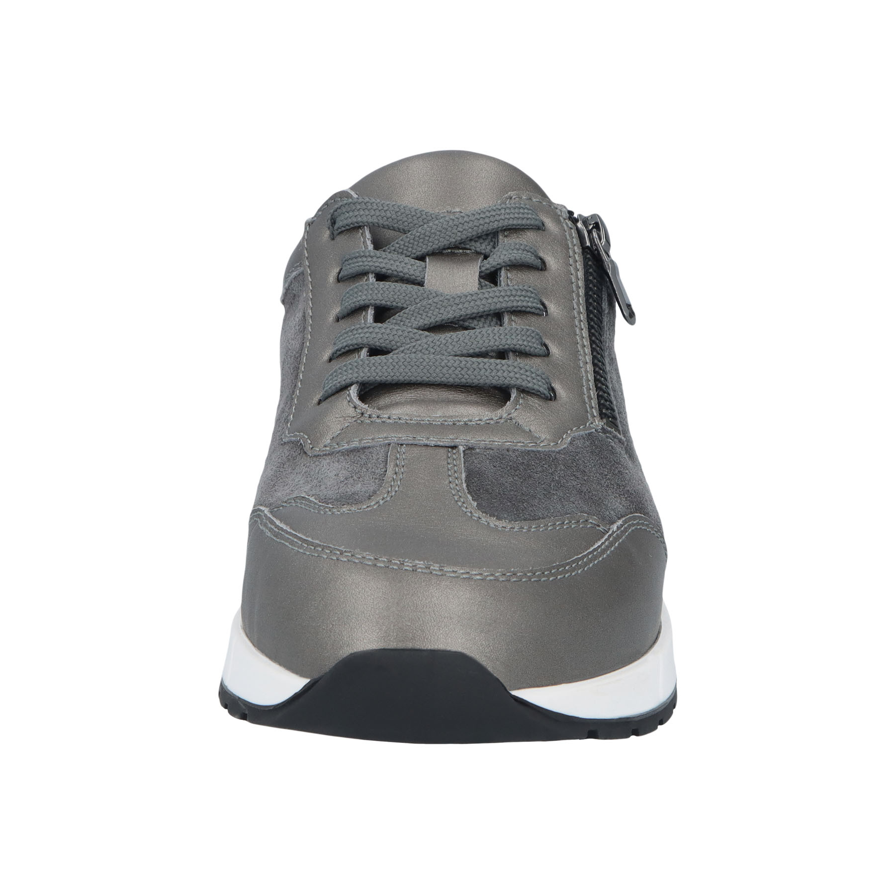 graue halbschuh vorderansicht