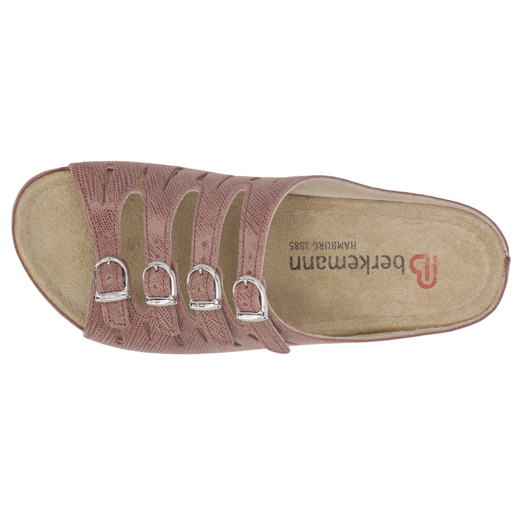 braune pantolette draufsicht