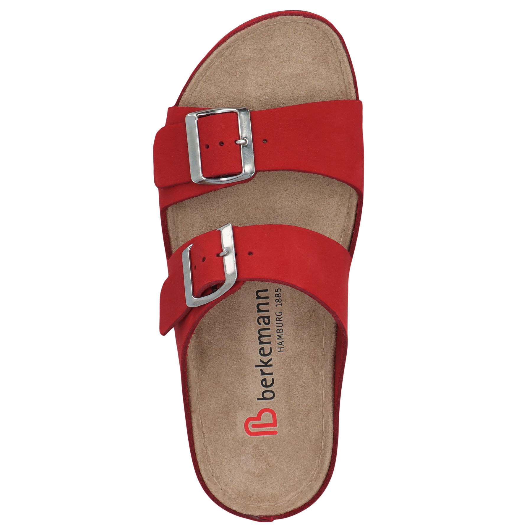 rote pantolette draufsicht