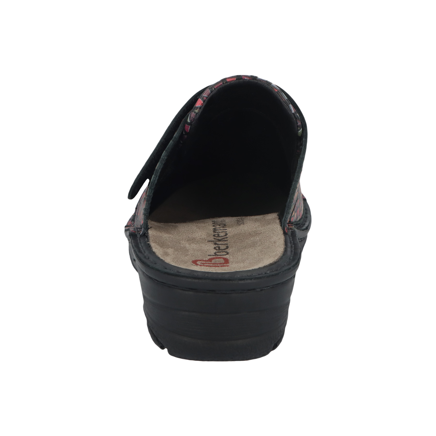 mehrfarbige clogs hinteransicht