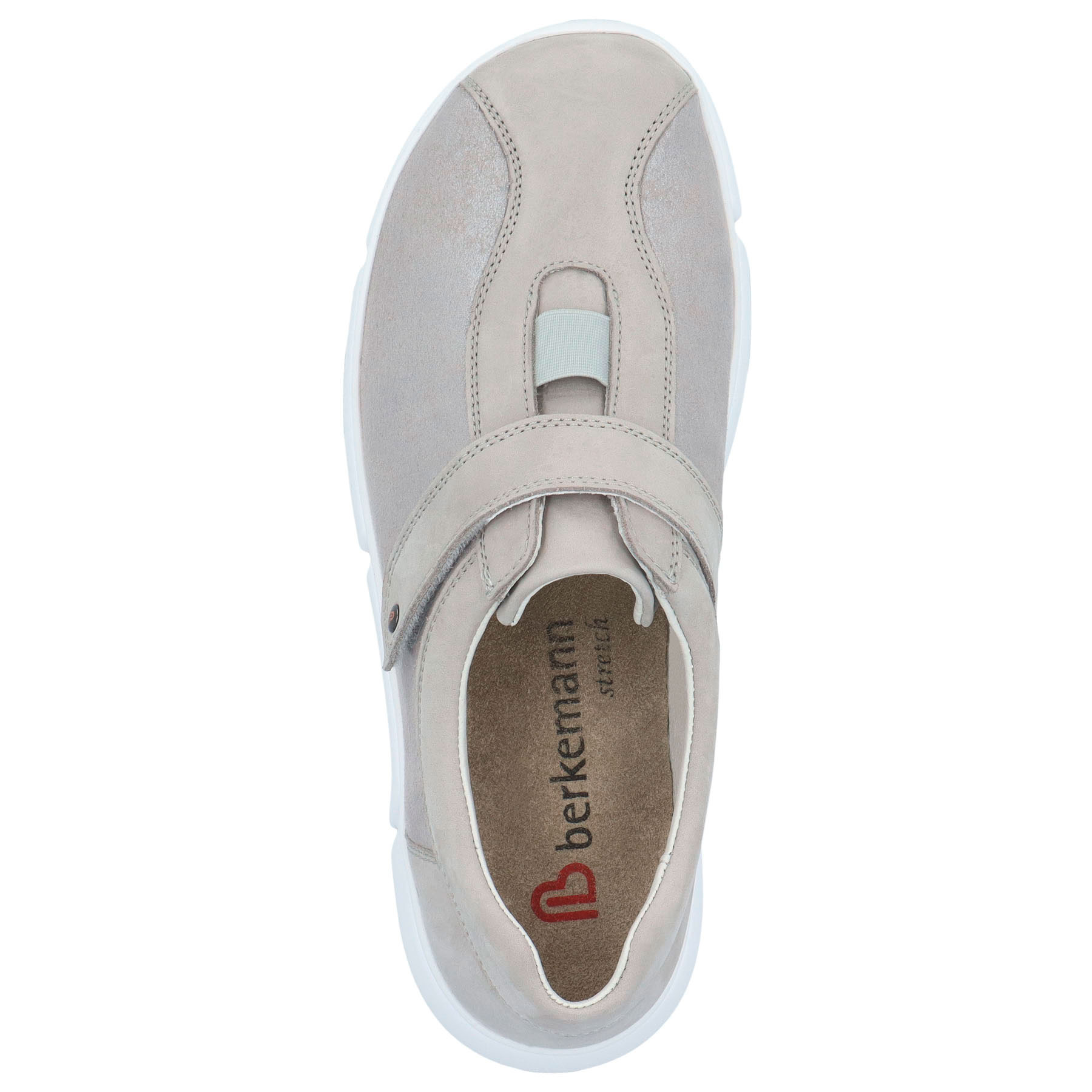 graue halbschuh draufsicht