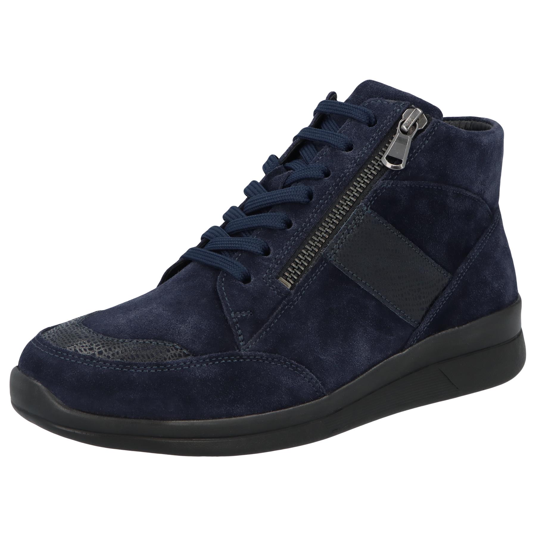 blaue stiefeletten 3-4 ansicht