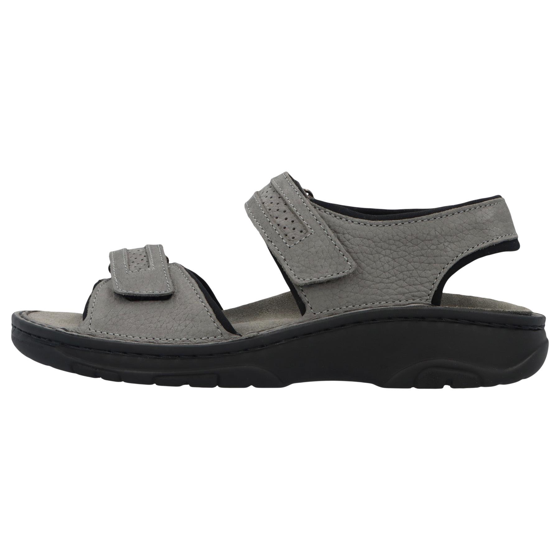 graue sandale seitenansicht links