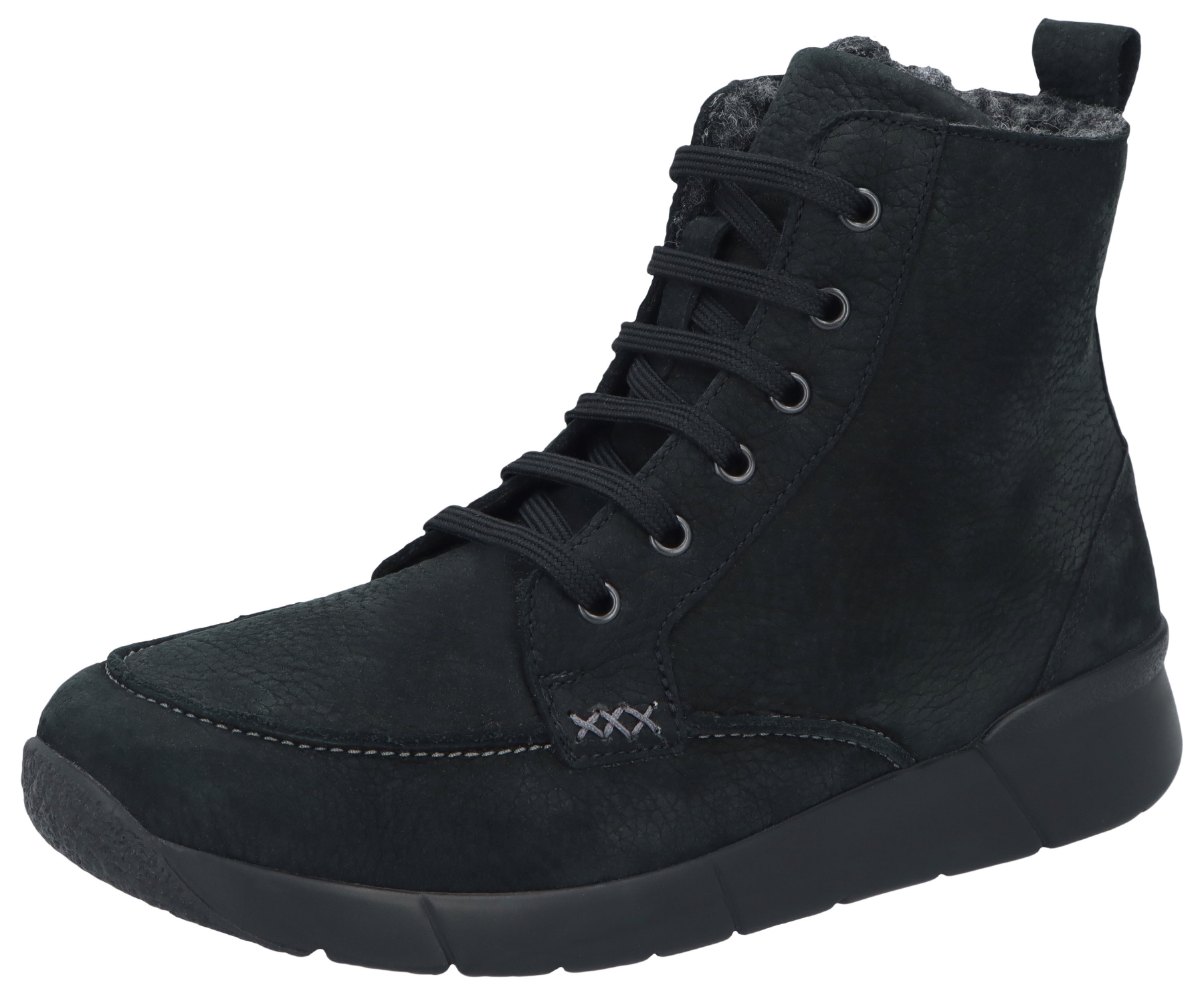 mattschwarz Prägenubuk