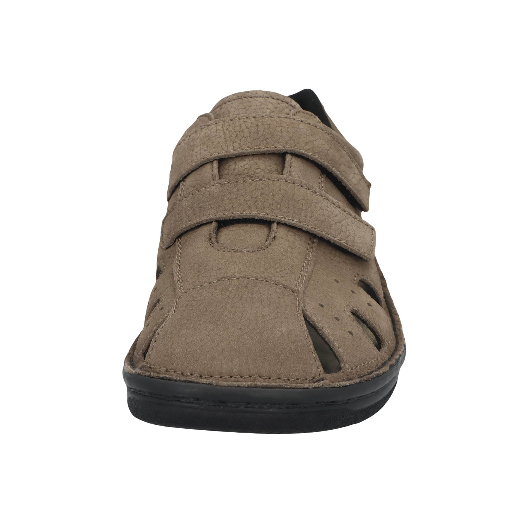 braune halbschuh vorderansicht