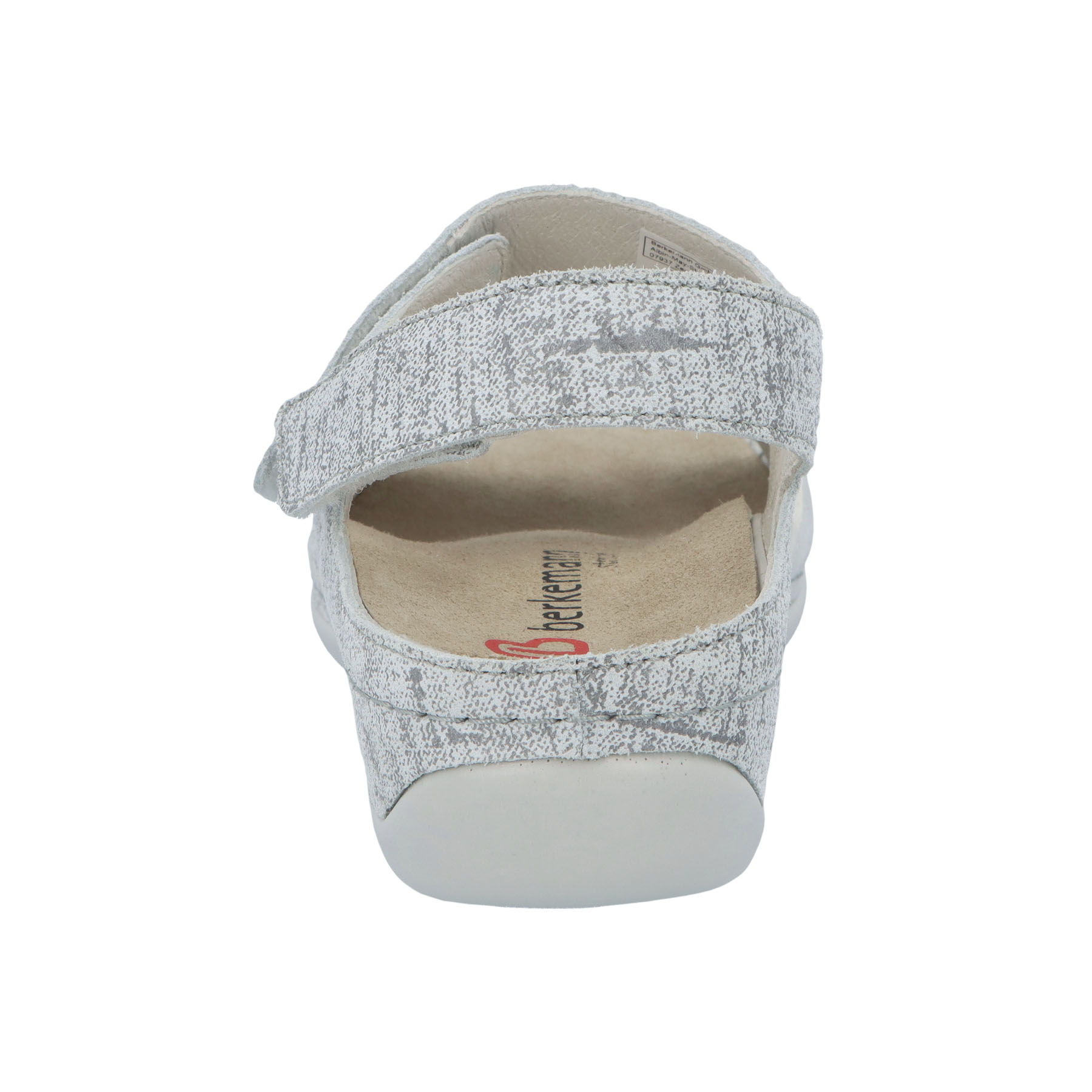 mehrfarbige sandale hinteransicht