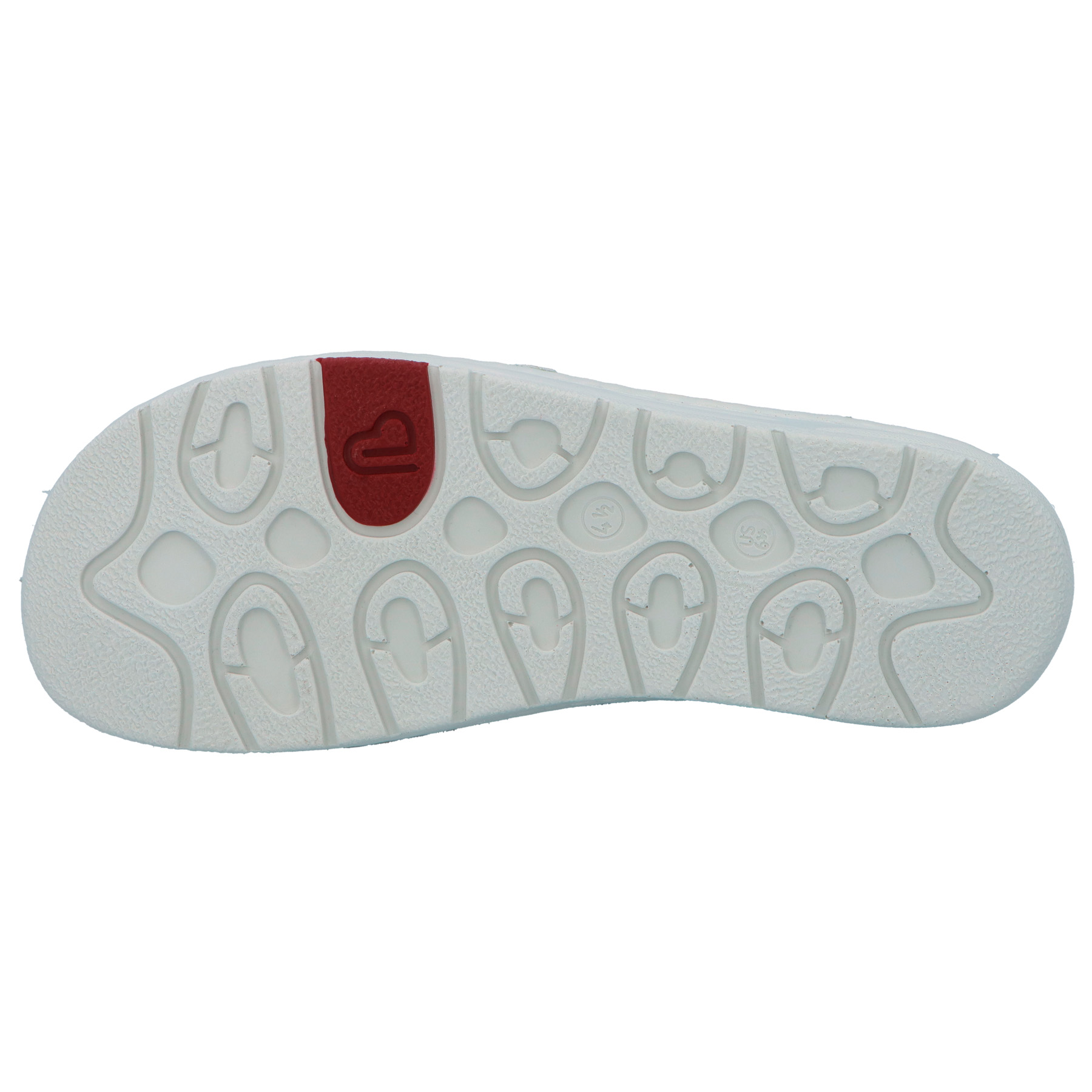 blaue halbschuh sohlenansicht