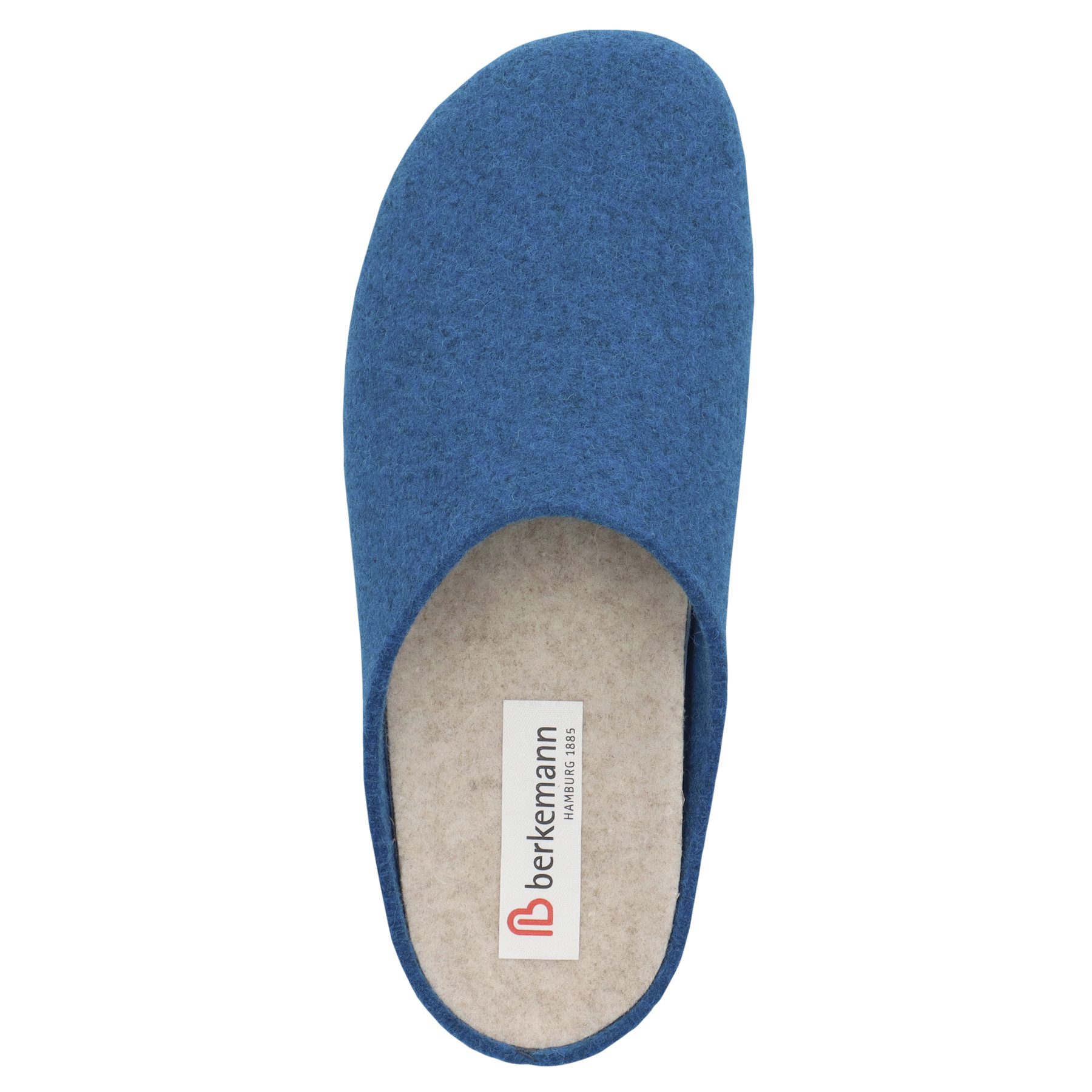 blaue hausschuhe draufsicht