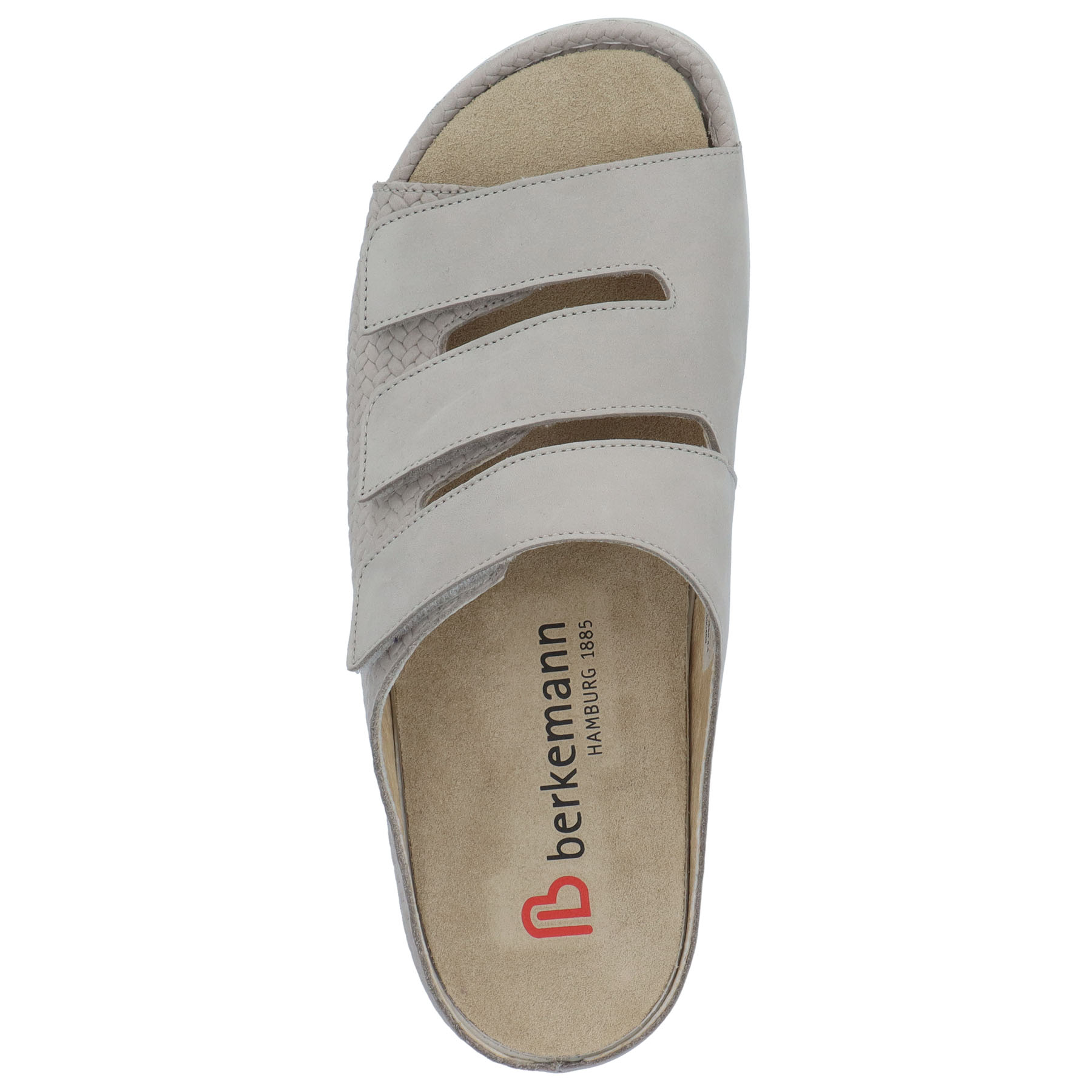 mehrfarbige pantolette draufsicht