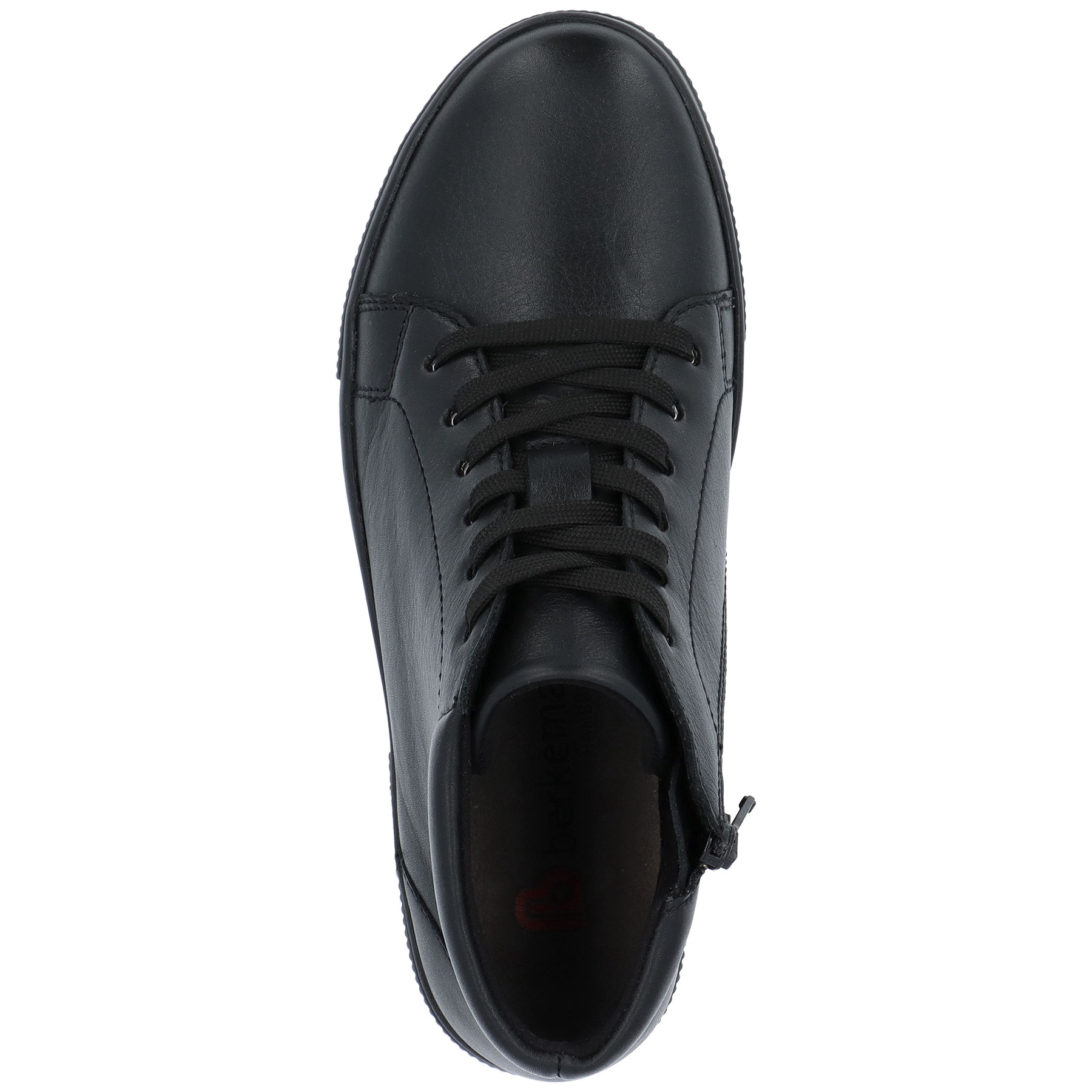 schwarze stiefeletten draufsicht