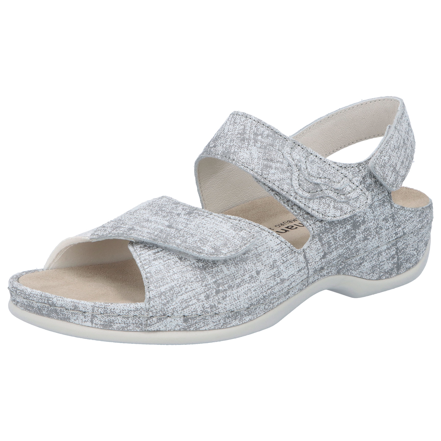 washed gray linen Leder/Stretch