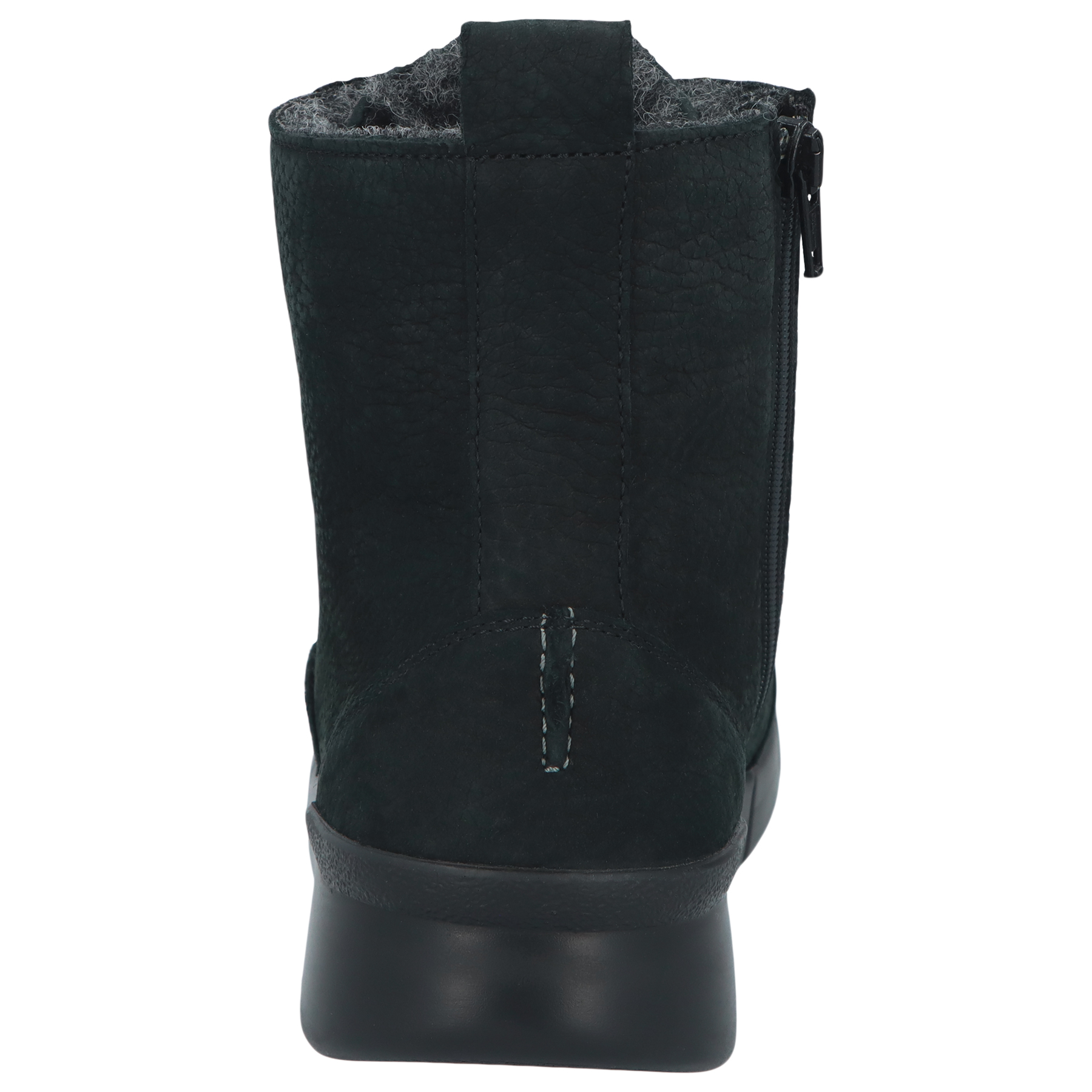 schwarze stiefeletten hinteransicht