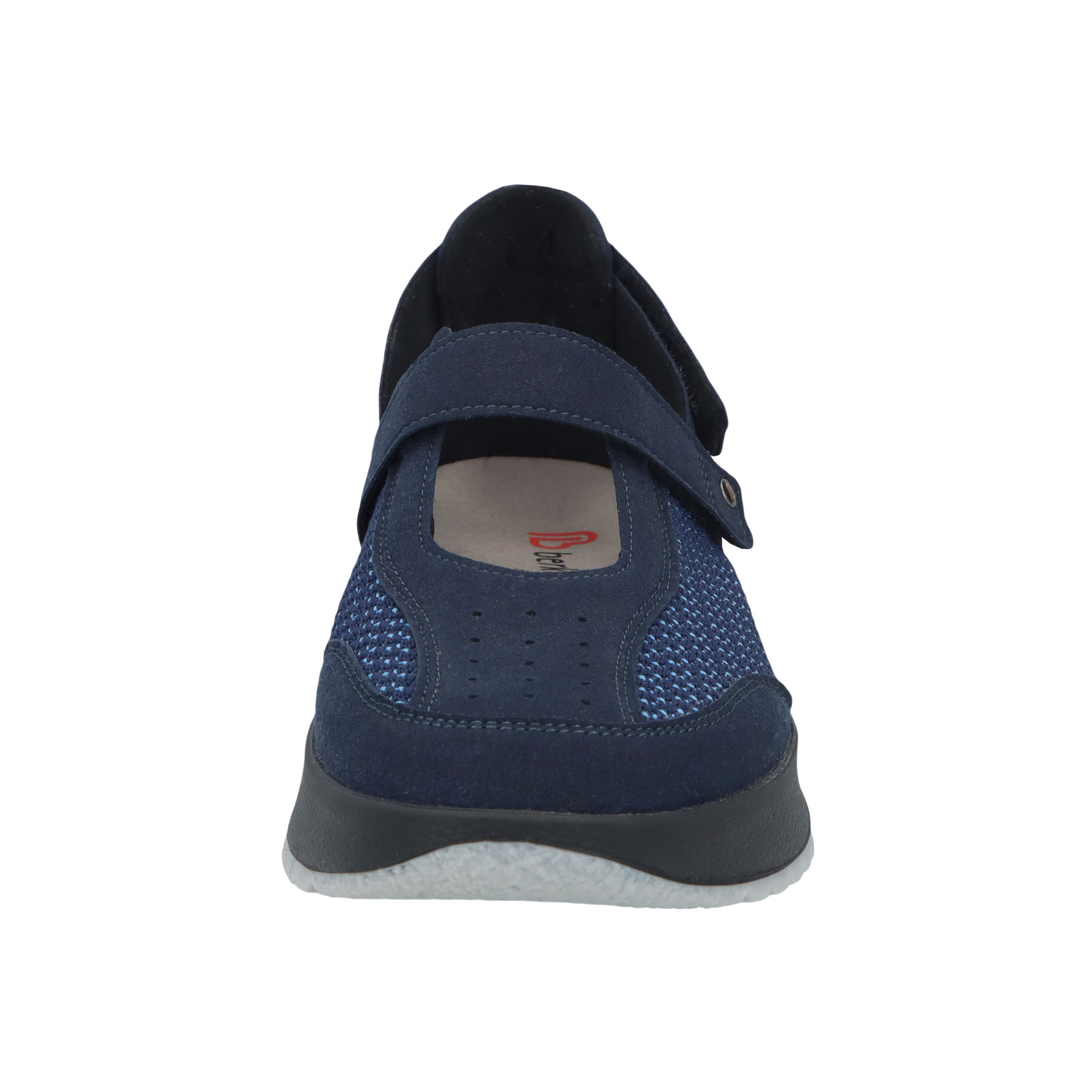 blaue sneaker vorderansicht