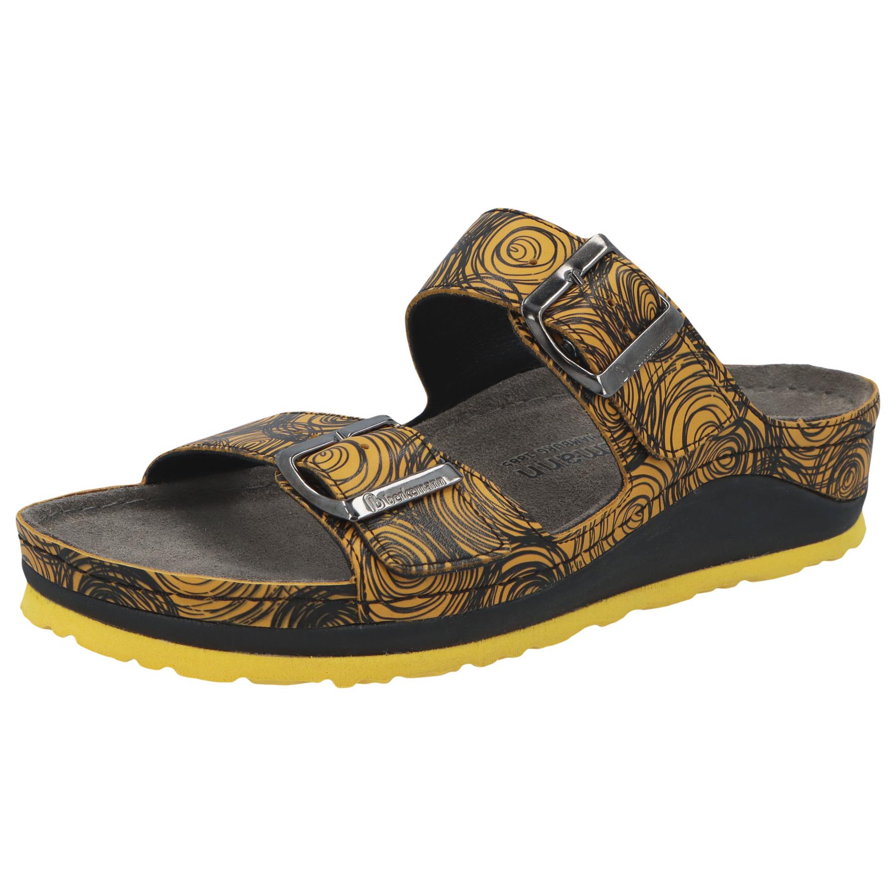 mehrfarbige pantolette 3-4 ansicht