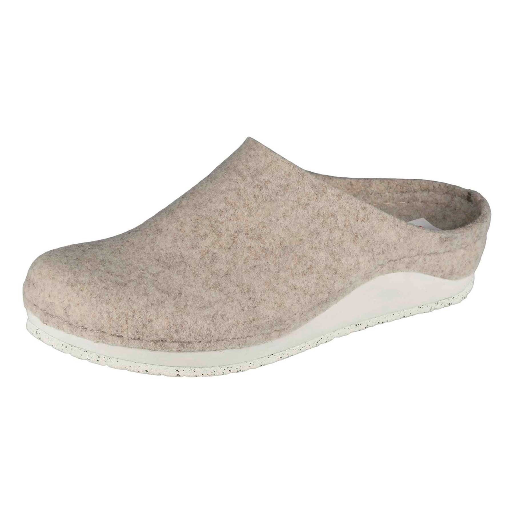 graue hausschuhe 3-4 ansicht