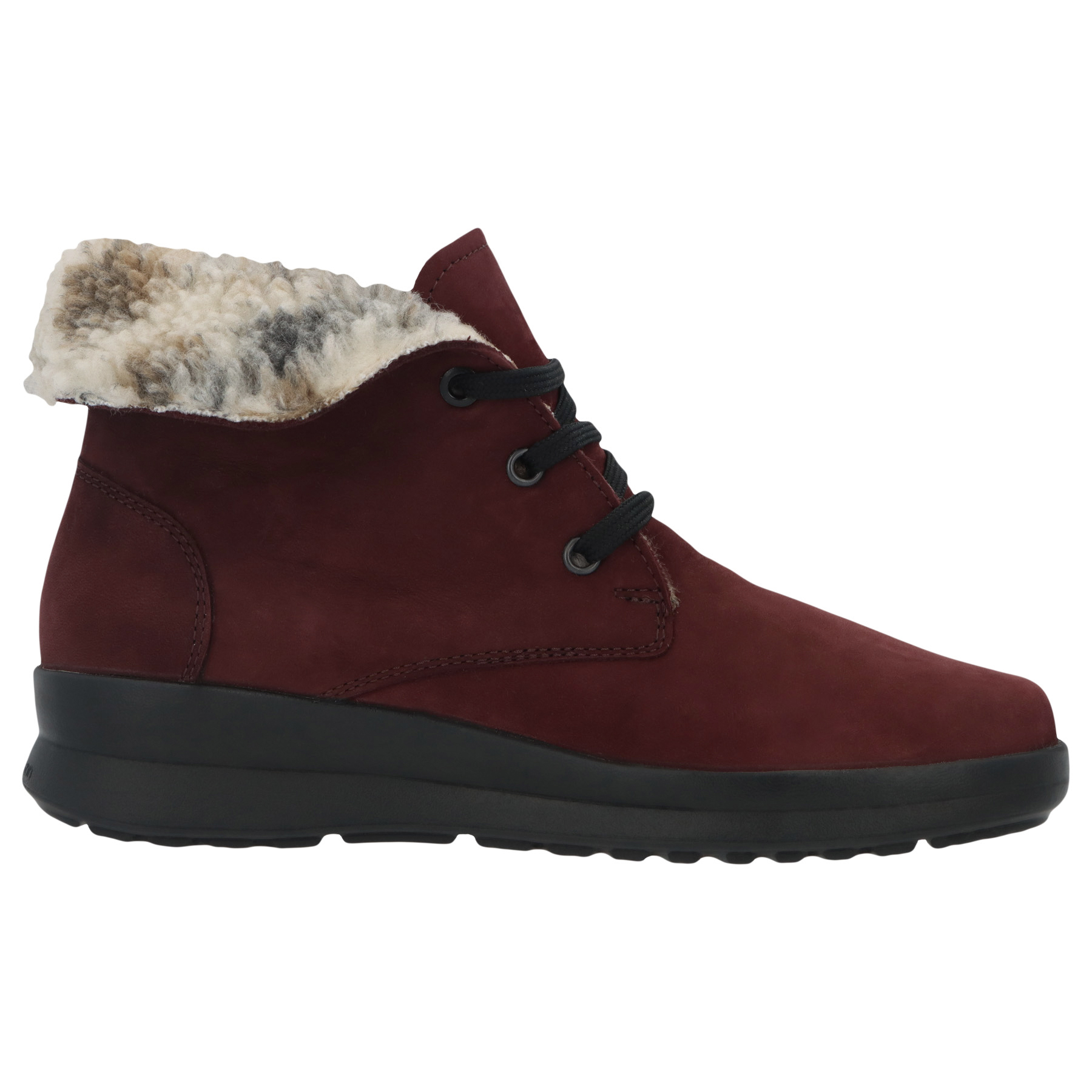 rote stiefeletten seitenansicht rechts