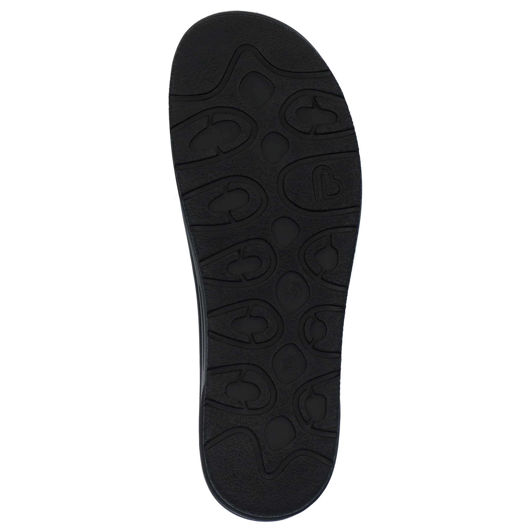 schwarze halbschuh sohlenansicht