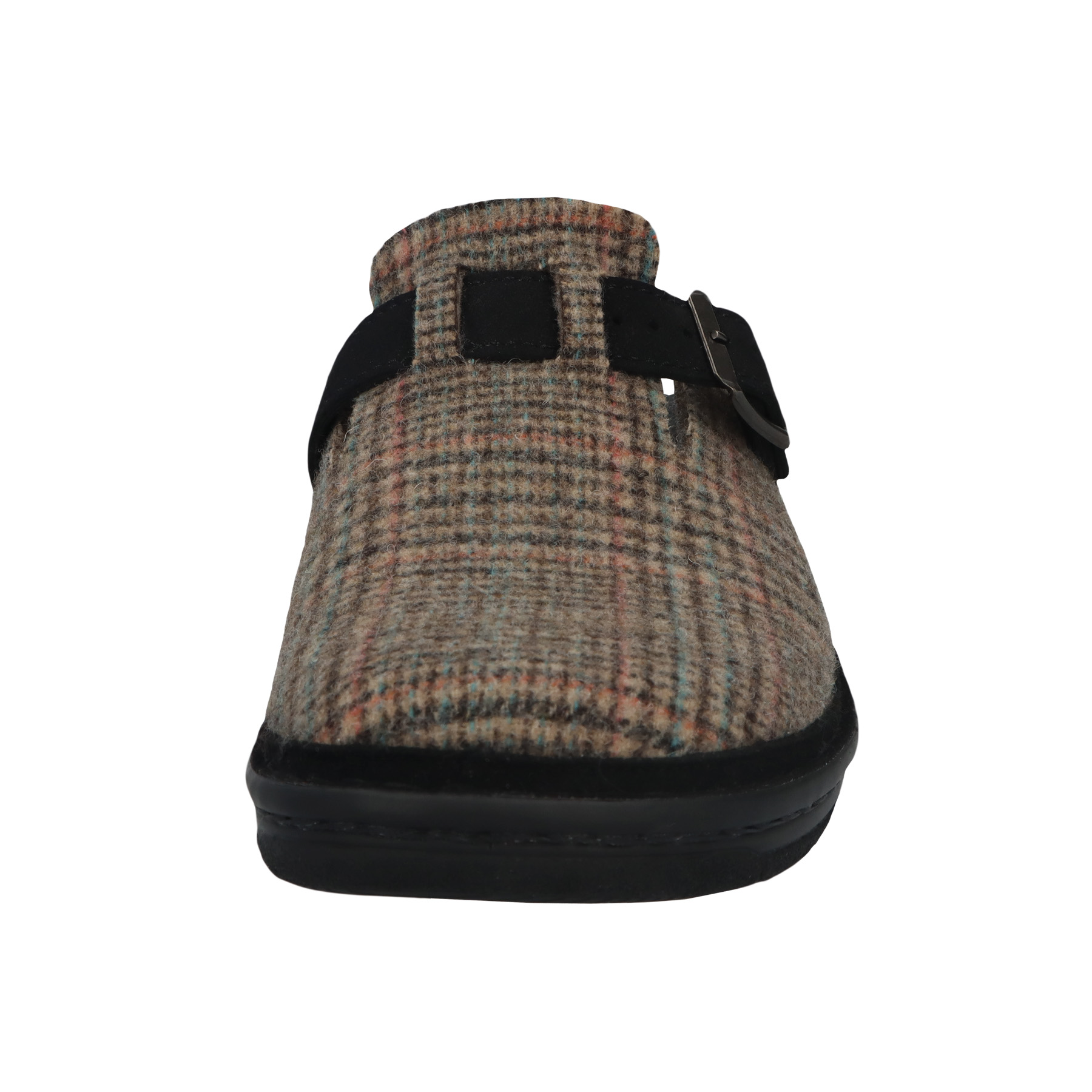 braune hausschuhe vorderansicht