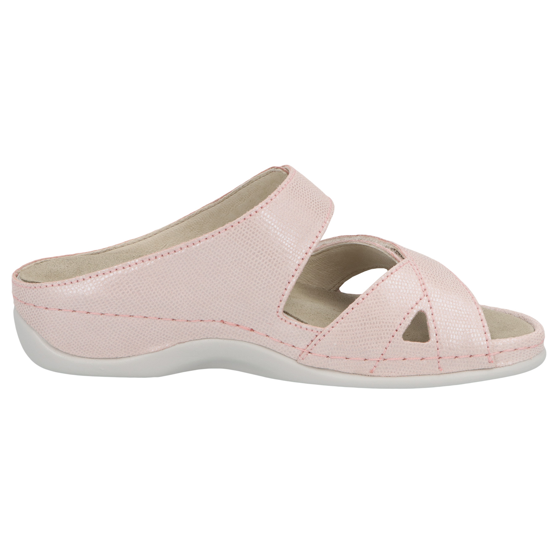 rote pantolette seitenansicht rechts